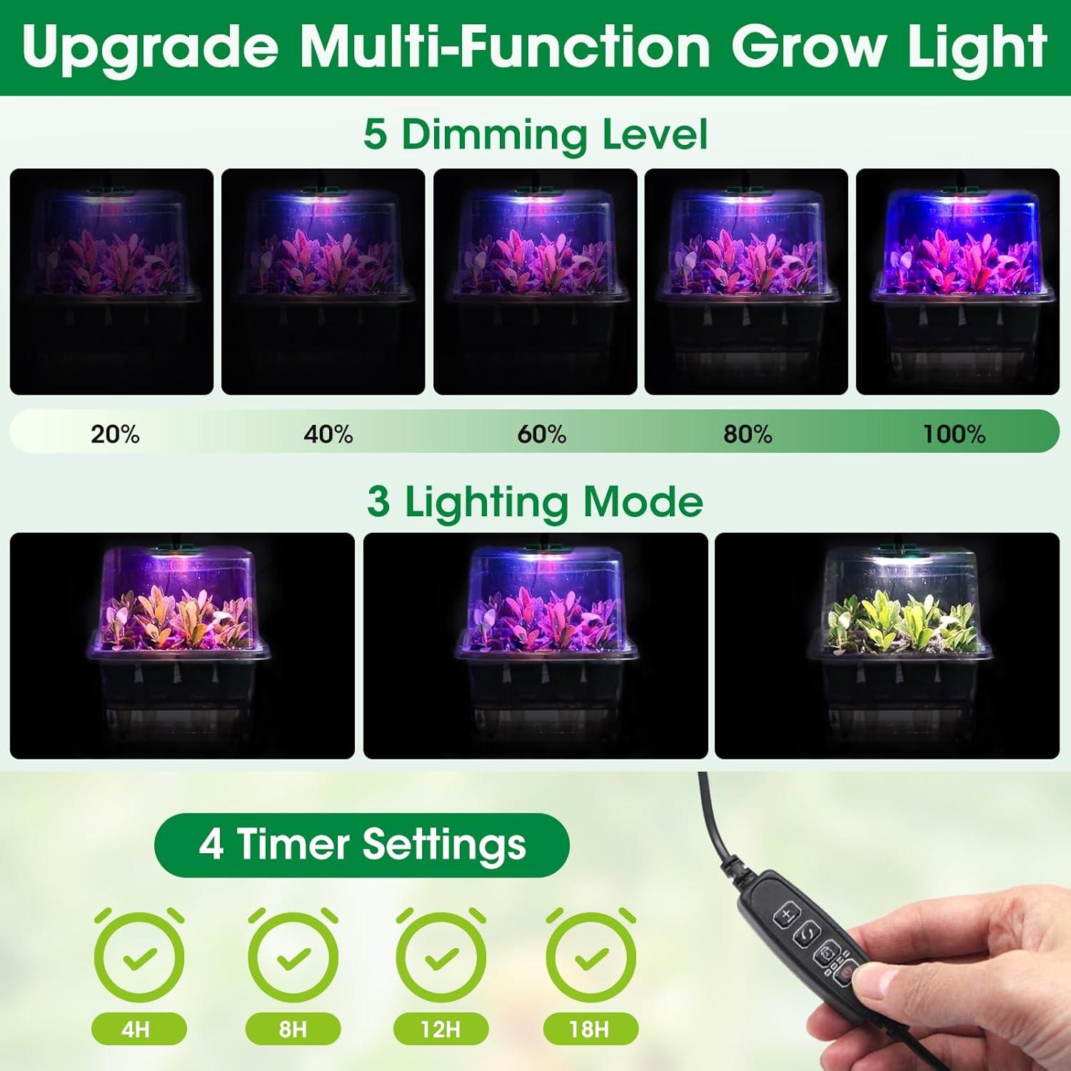 Bandeja de Inicio de Semillas Autorriego MQUPIN 60 Celdas