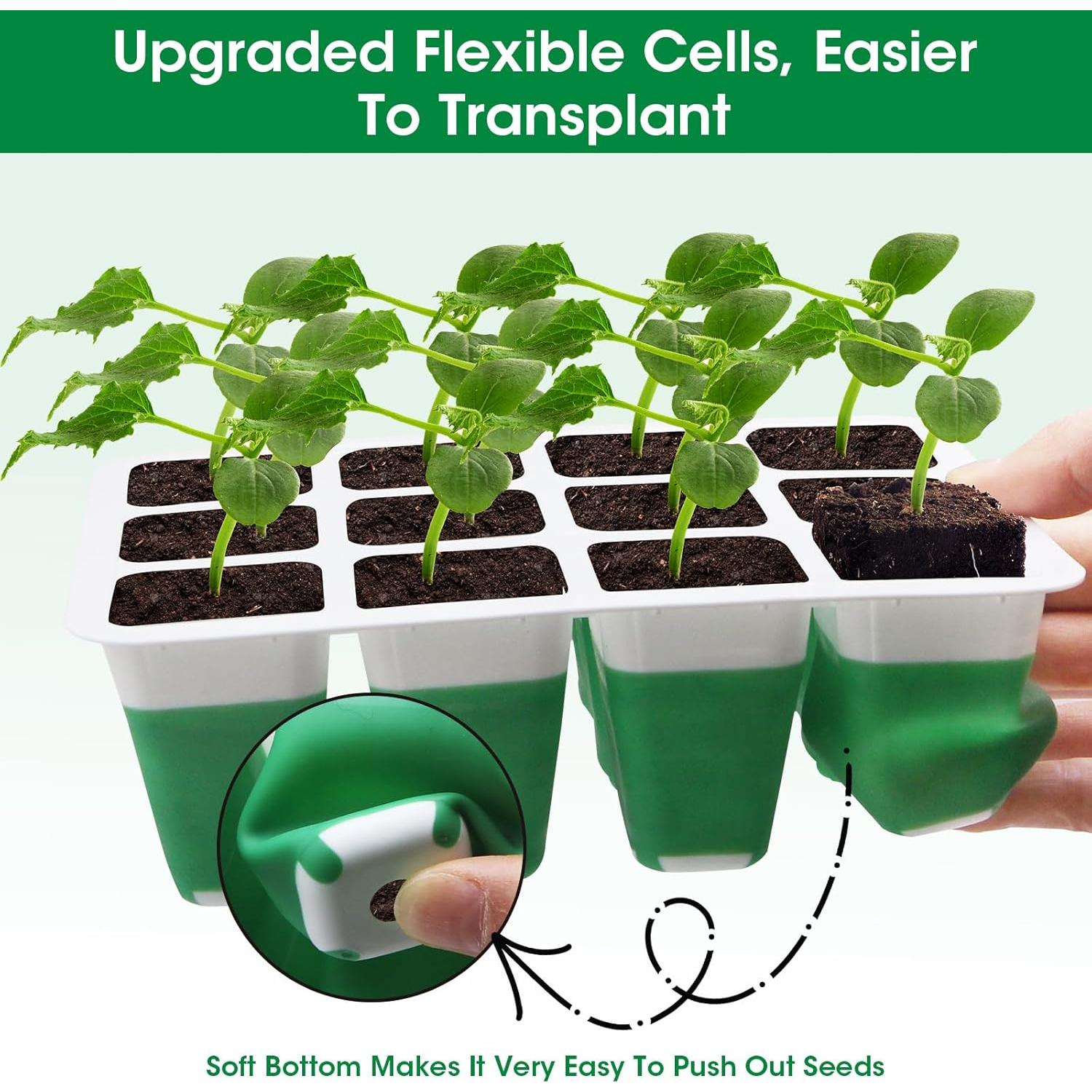 Bandeja de Inicio de Semillas Autorriego MQUPIN 60 Celdas