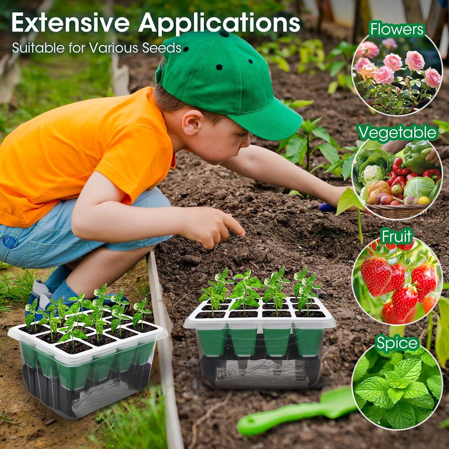 Bandeja de Inicio de Semillas Autorriego MQUPIN 60 Celdas