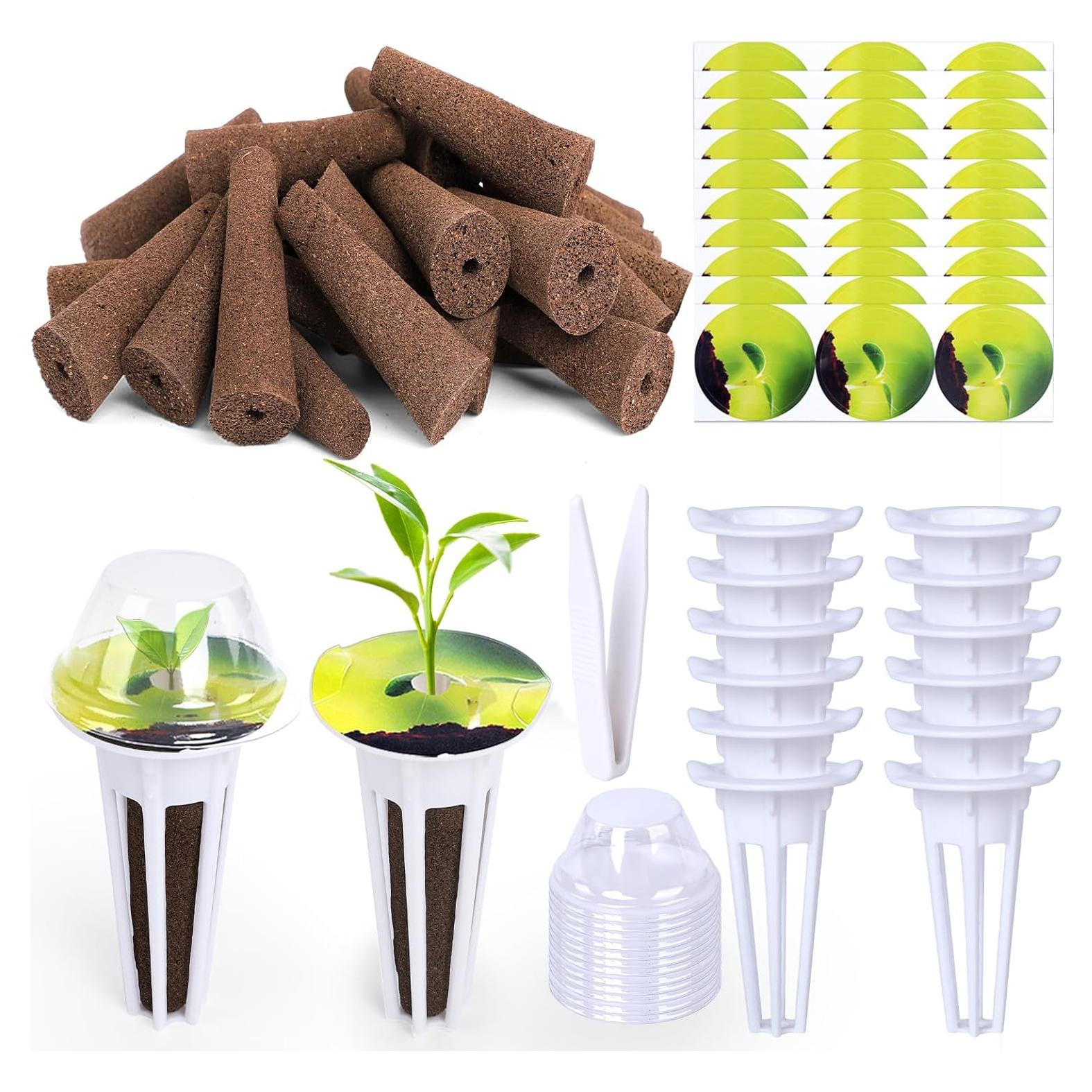 Kit de Iniciador de Semillas Hidropónicas Seewaazee 79 Piezas