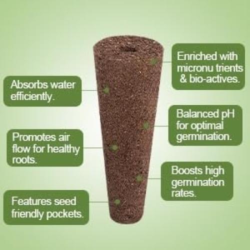 Kit de Iniciador de Semillas Hidropónicas Seewaazee 79 Piezas