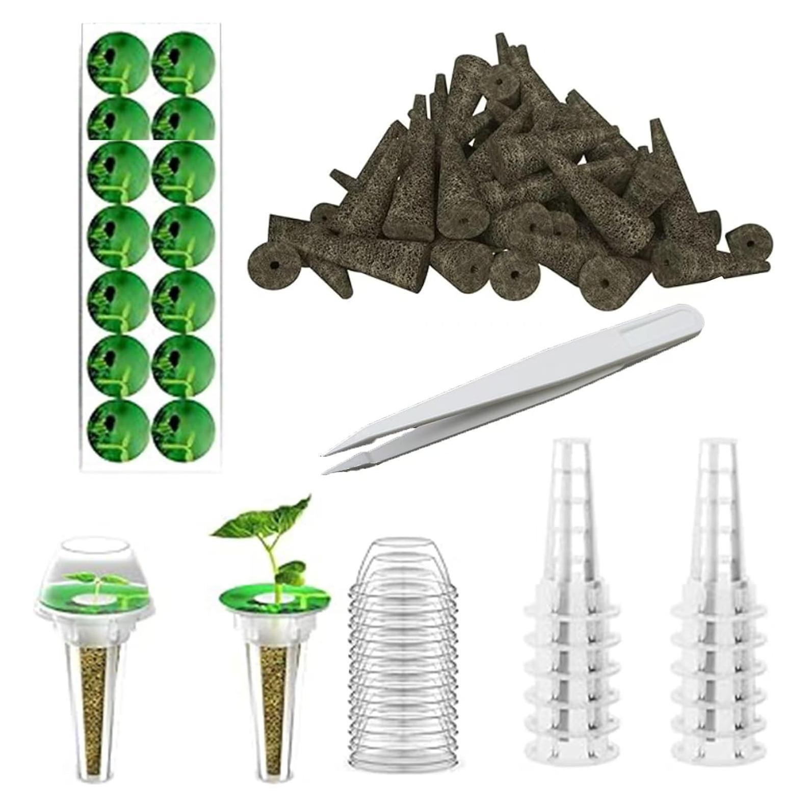 Kit de 64 Piezas Hidropónicas Haligo - Cultivo de Semillas