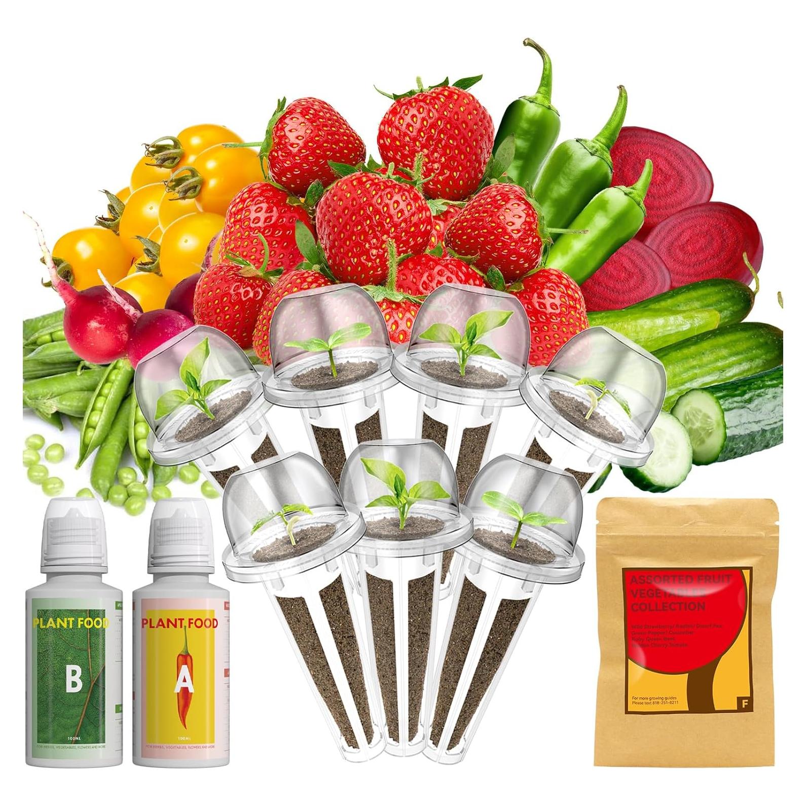 Kit de Válvulas de Semillas Hidropónicas LYKOCLEAN - 7 Variedades