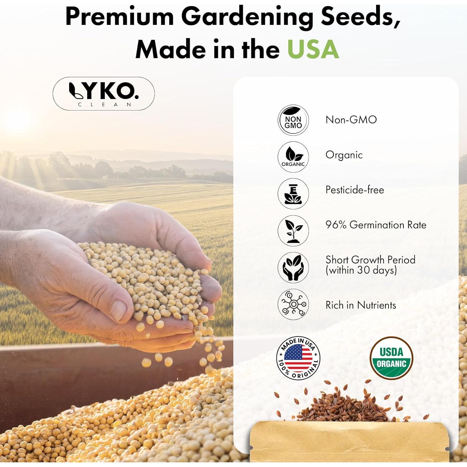 Kit de Válvulas de Semillas Hidropónicas LYKOCLEAN - 7 Variedades