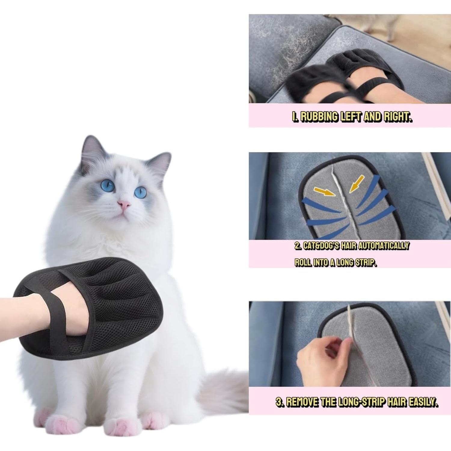 Guantes Removedores de Pelo de Mascota FKXQJS - 2 Piezas