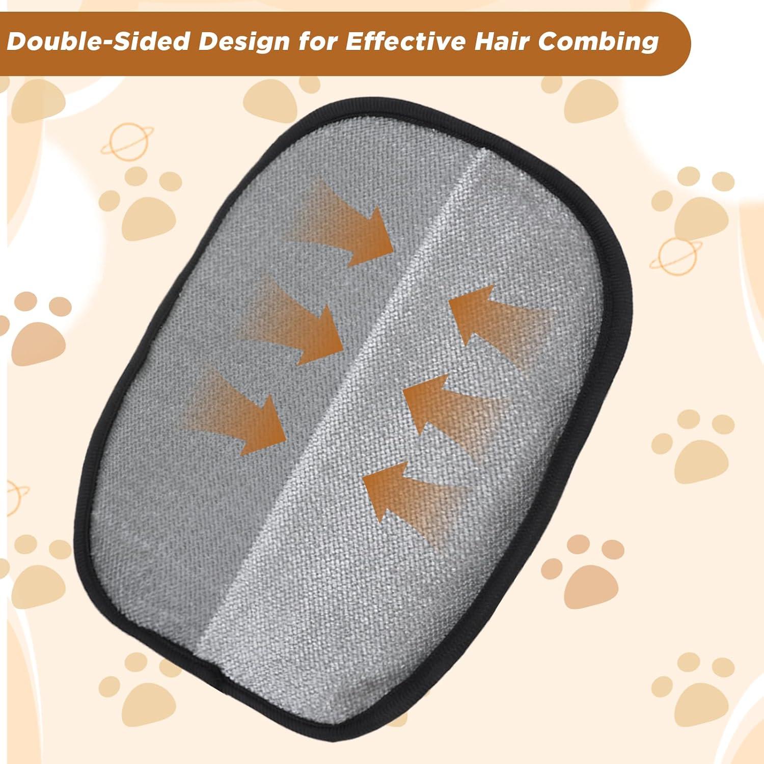 Guantes Removedores de Pelo de Mascota BOHUIZ 2 Piezas Amarillo