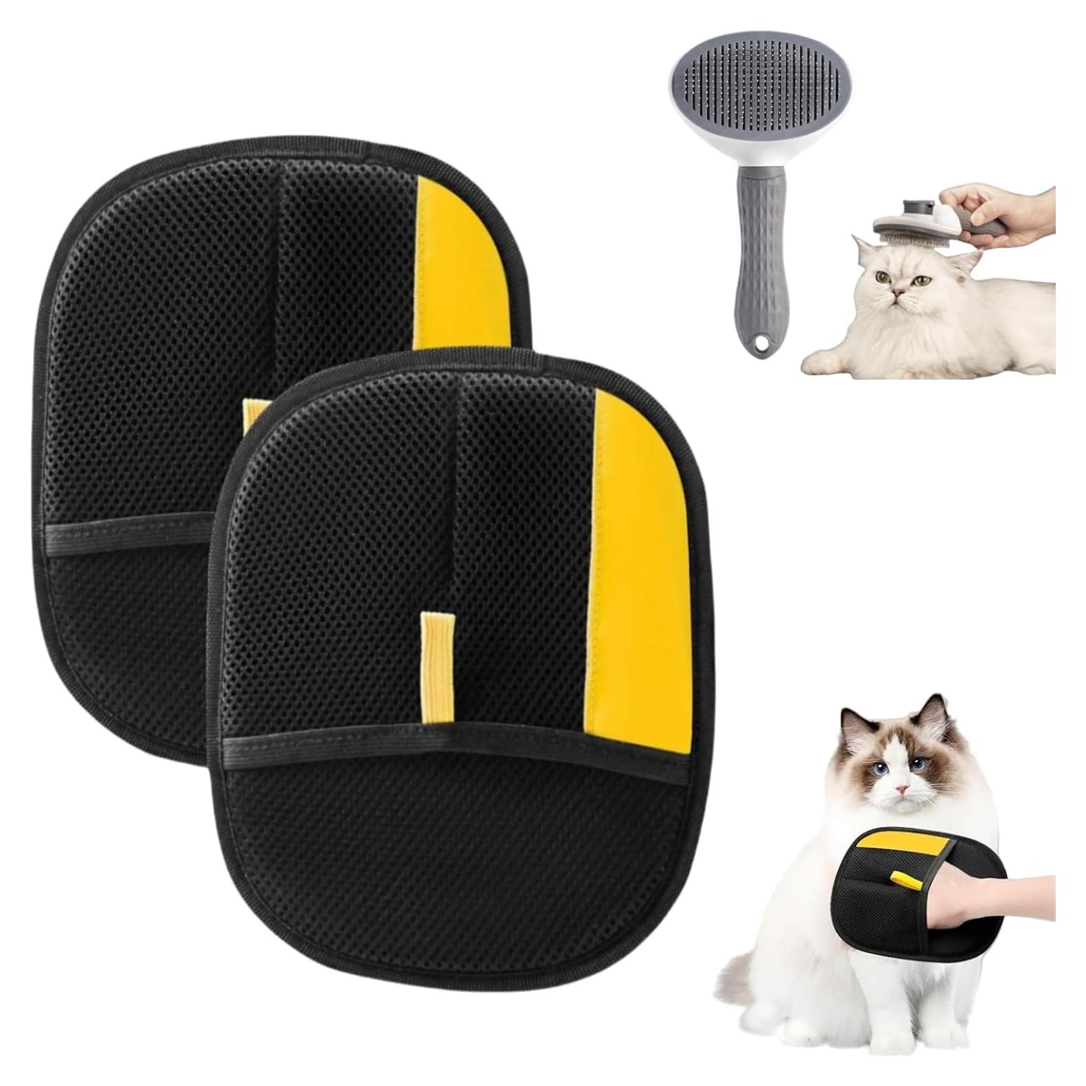 Guantes Removedores de Pelo de Mascotas CLPCLP 24x18cm 2Pcs