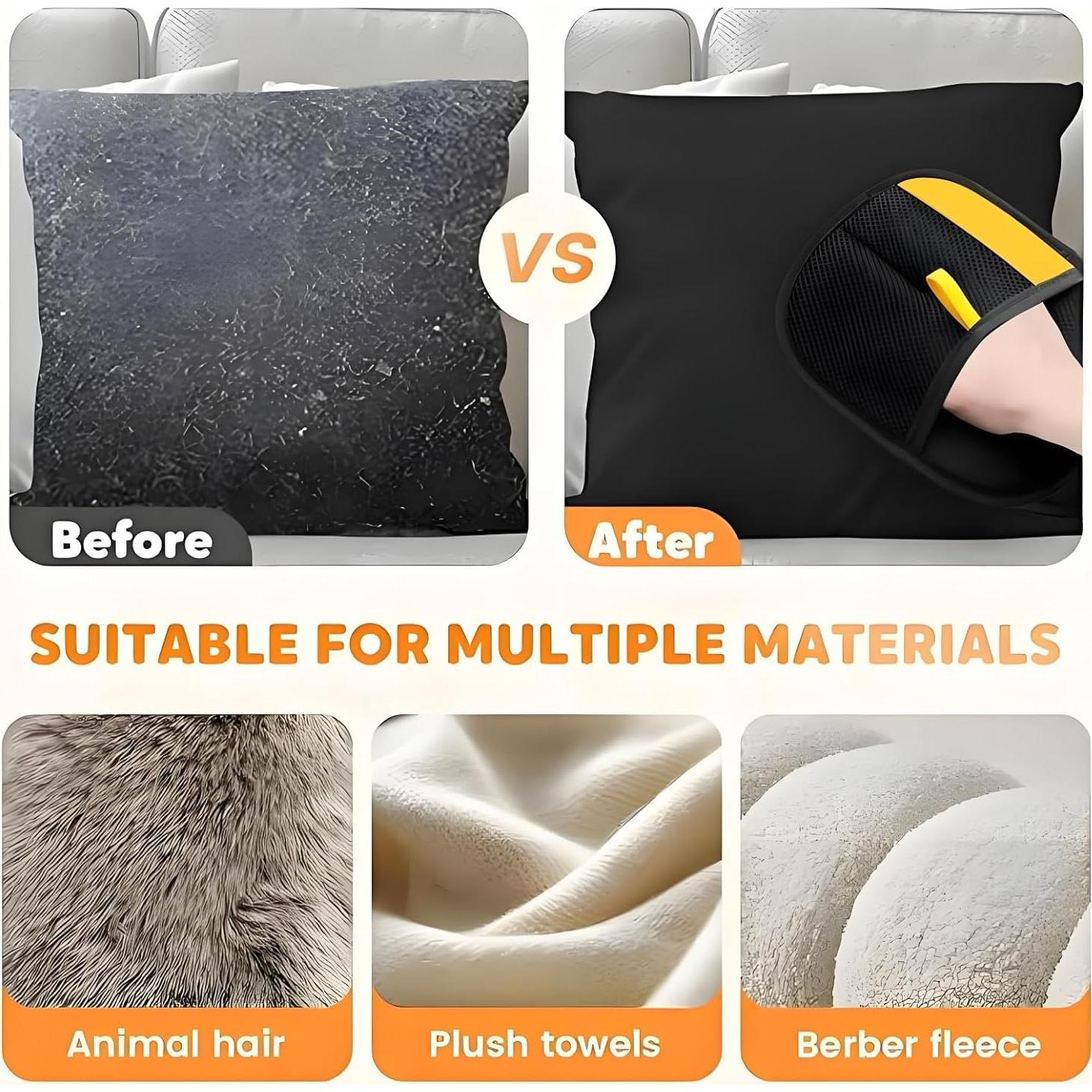 Guantes Removedores de Pelo de Mascotas CLPCLP 24x18cm 2Pcs