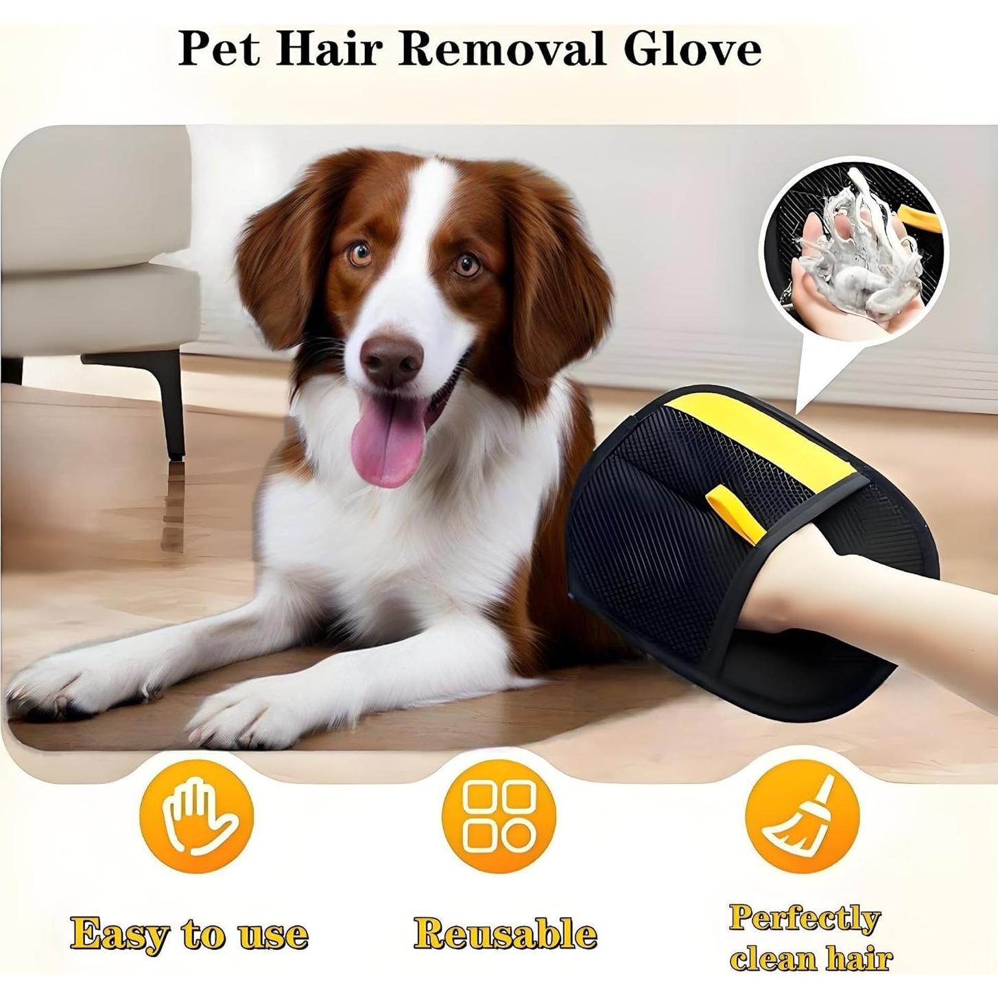 Guantes Removedores de Pelo de Mascotas CLPCLP 24x18cm 2Pcs