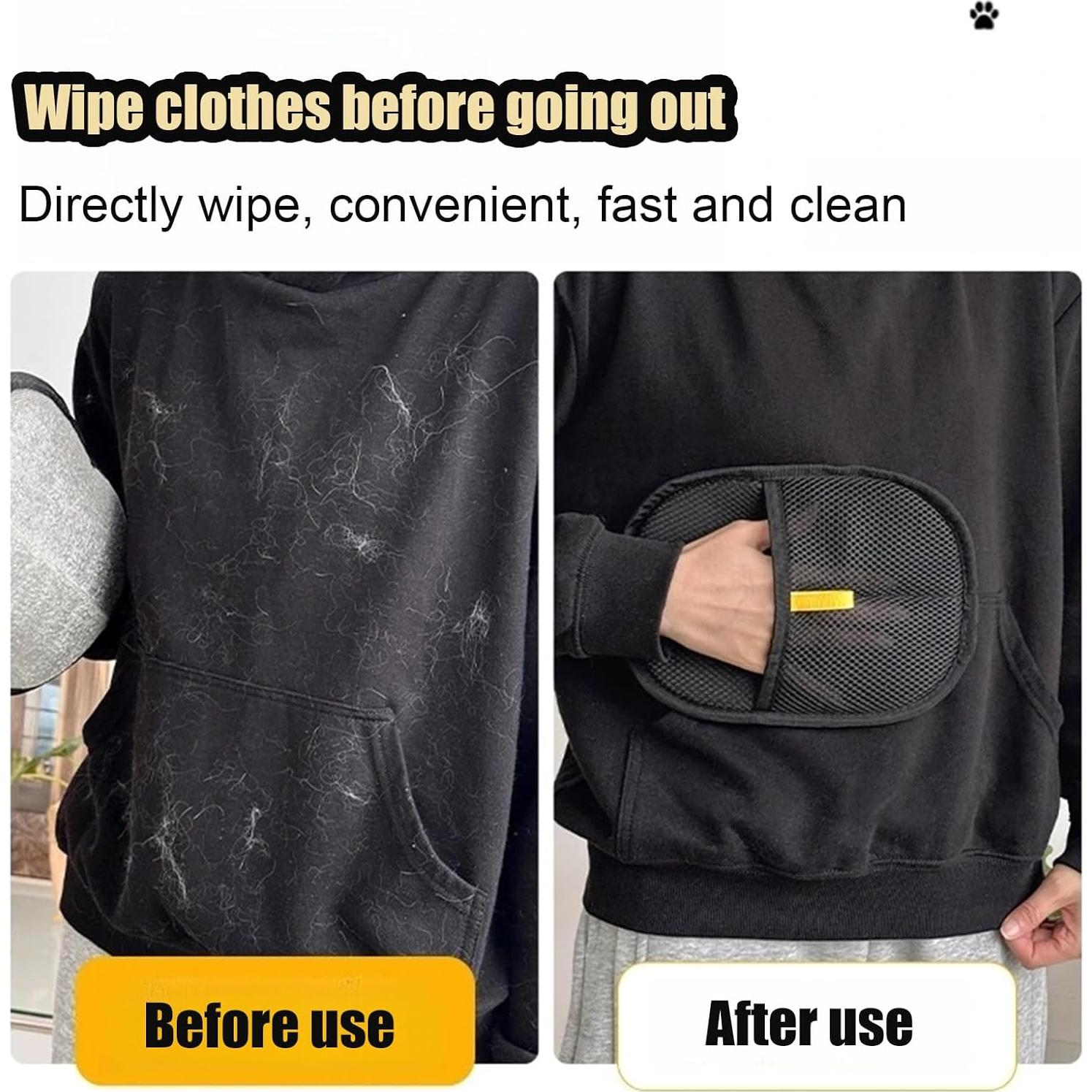 Guantes Electroestáticos OYXYIGOUCL para Remover Pelo de Mascotas - 2 Pcs