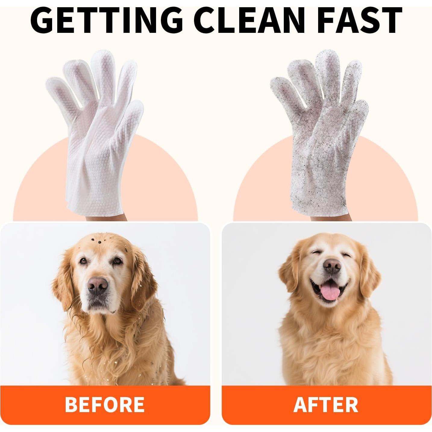 Toallitas Limpiadoras para Mascotas Wagsage 18 PCS Aloe Vera