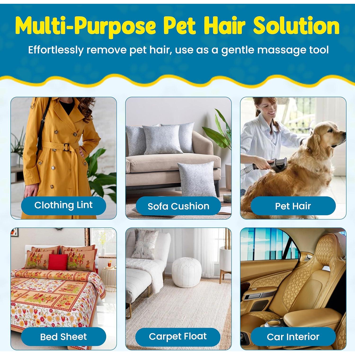 Guante Electroestático Niblomia para Remoción de Pelo de Mascotas