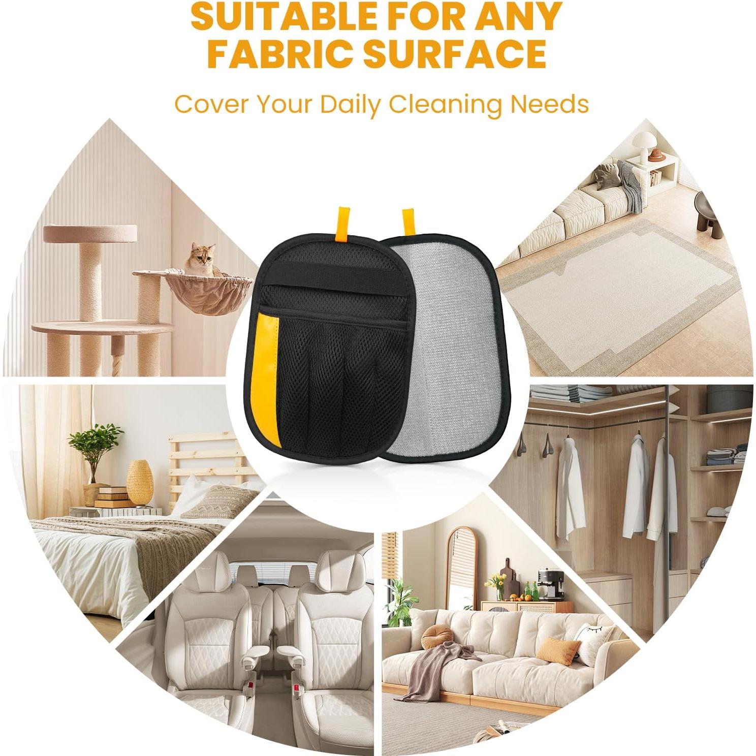 Guante Eliminador de Pelo de Mascota Guowo 2 Pcs Reutilizable