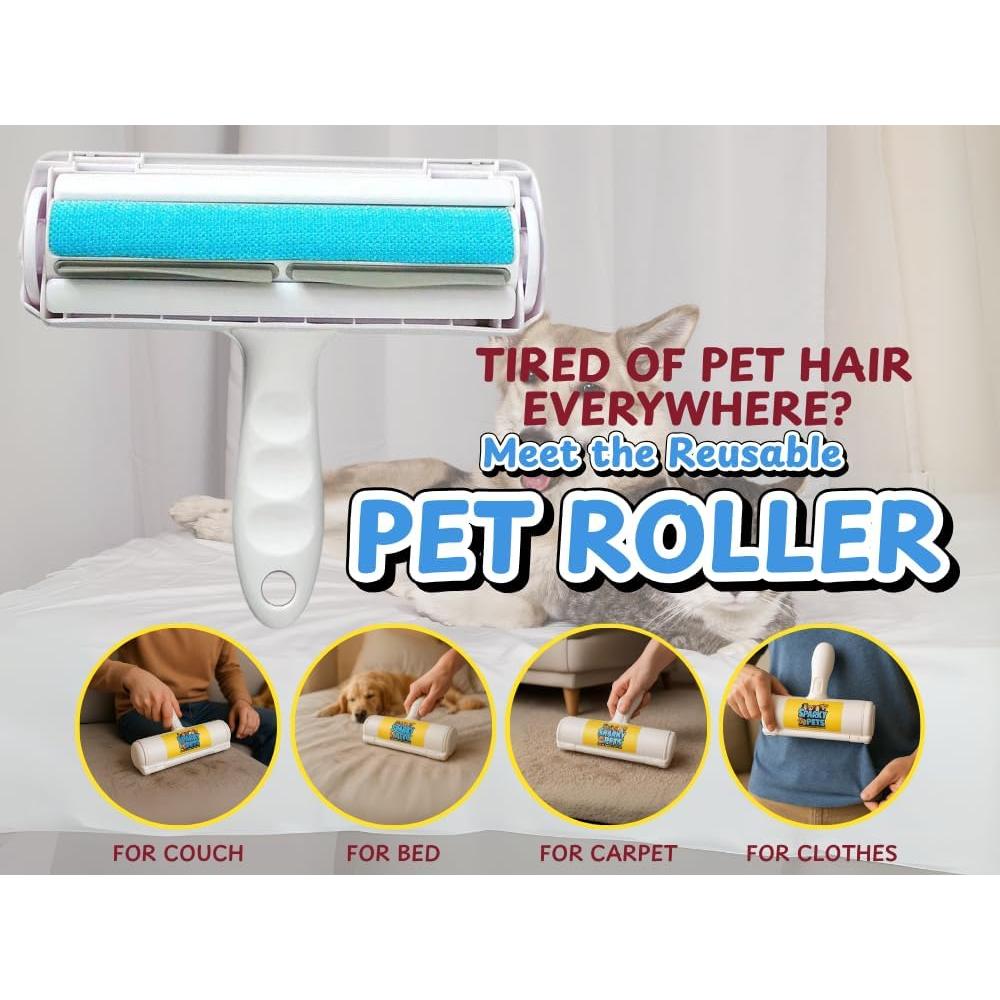 Rodillo Removedor de Pelo de Mascotas Snarky Pets - Reutilizable