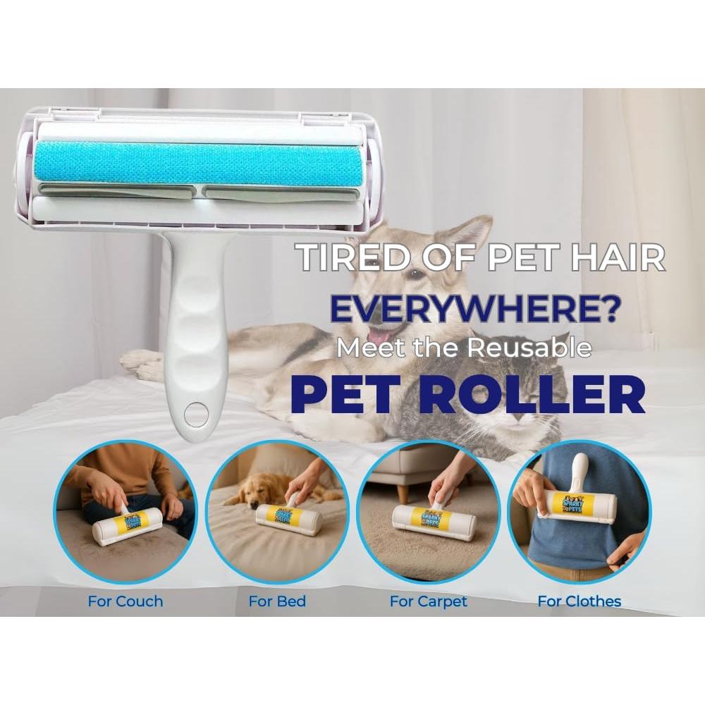 Rodillo Removedor de Pelo de Mascotas Snarky Pets - Reutilizable