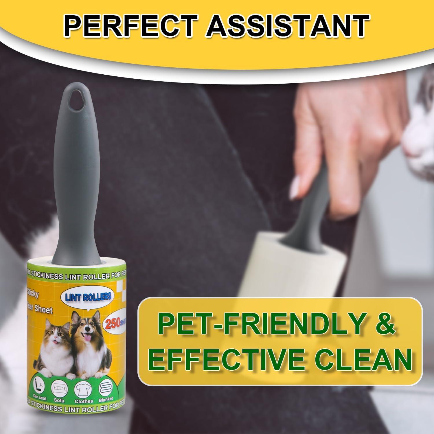 Rodillo Adhesivo Extra Pegajoso PackYard 250 Hojas Blanco