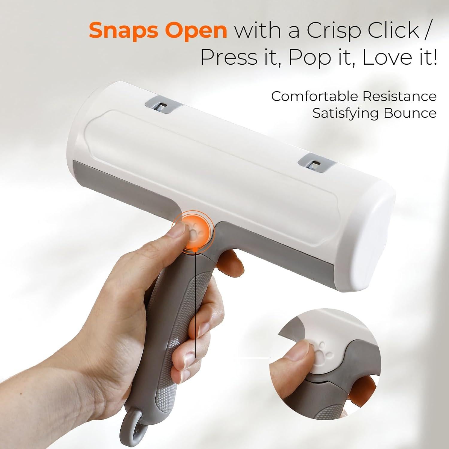 Removedor de Pelo de Mascotas Sesamiu - Rodillo Ecológico Autolimpiante