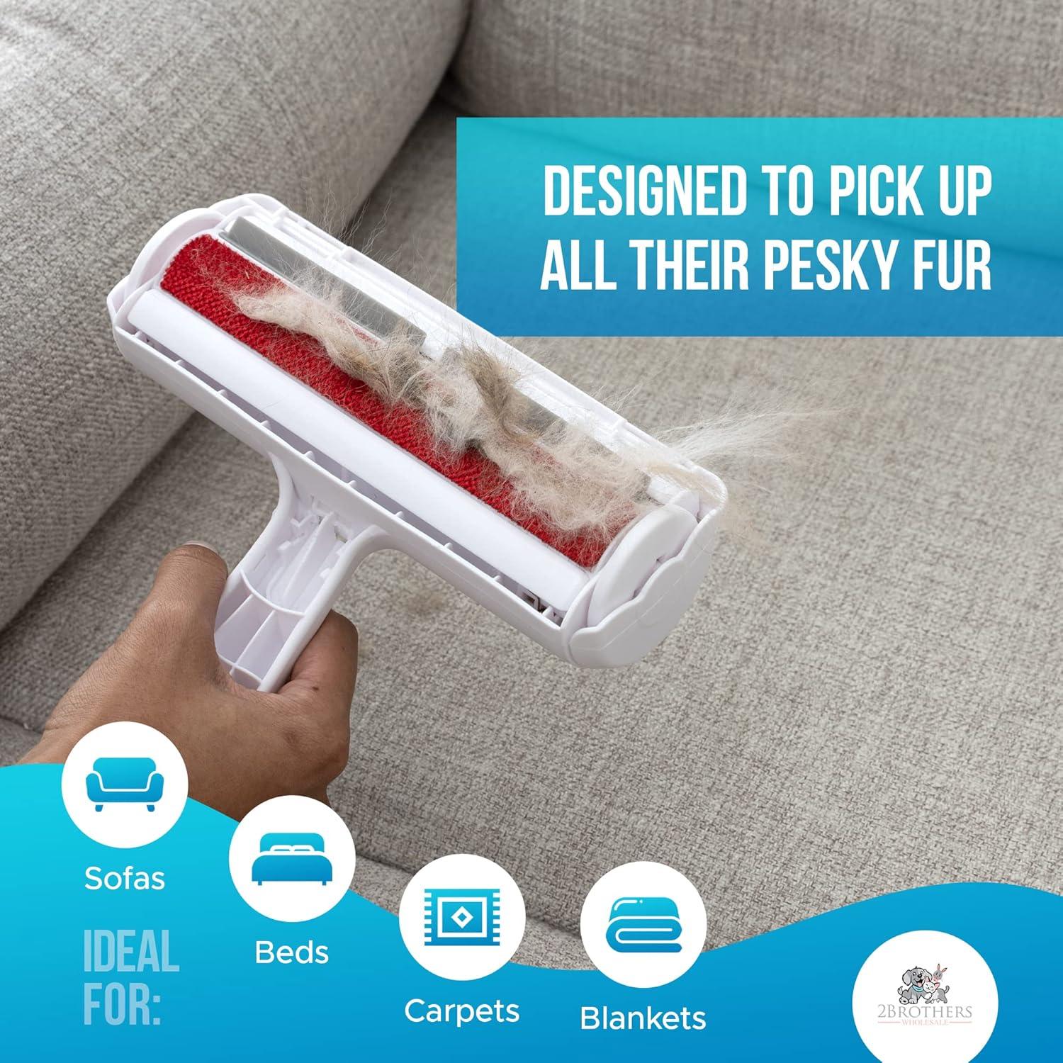 Removedor de Pelo de Mascotas 2Brothers Reutilizable Rojo