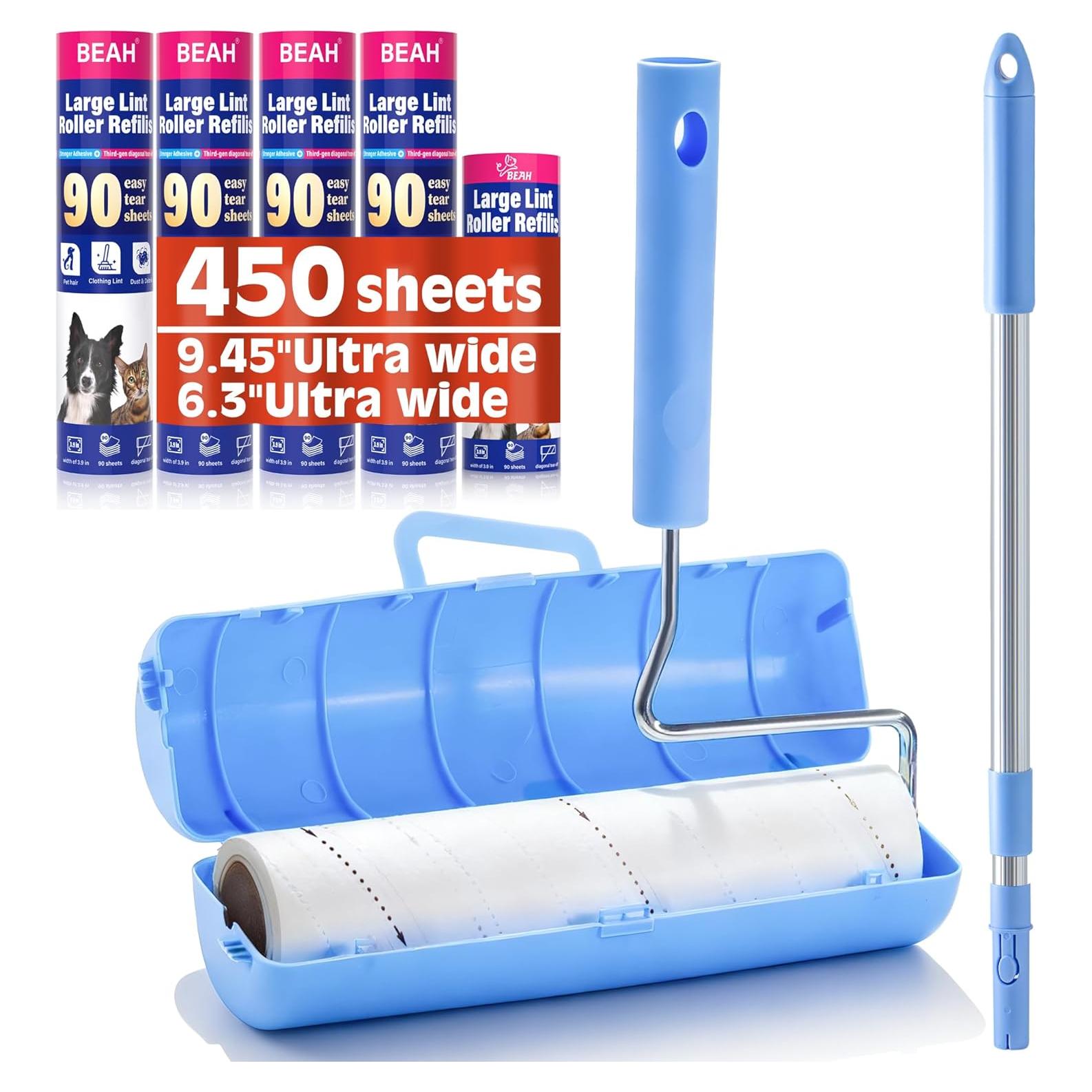 Rodillo de Pelusa BEAH 24 cm + 16 cm para Mascotas