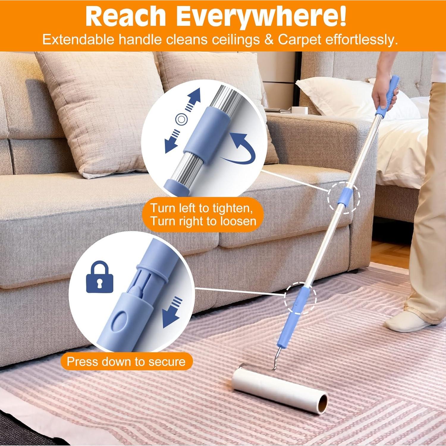 Rodillo de Pelusa BEAH 24 cm + 16 cm para Mascotas