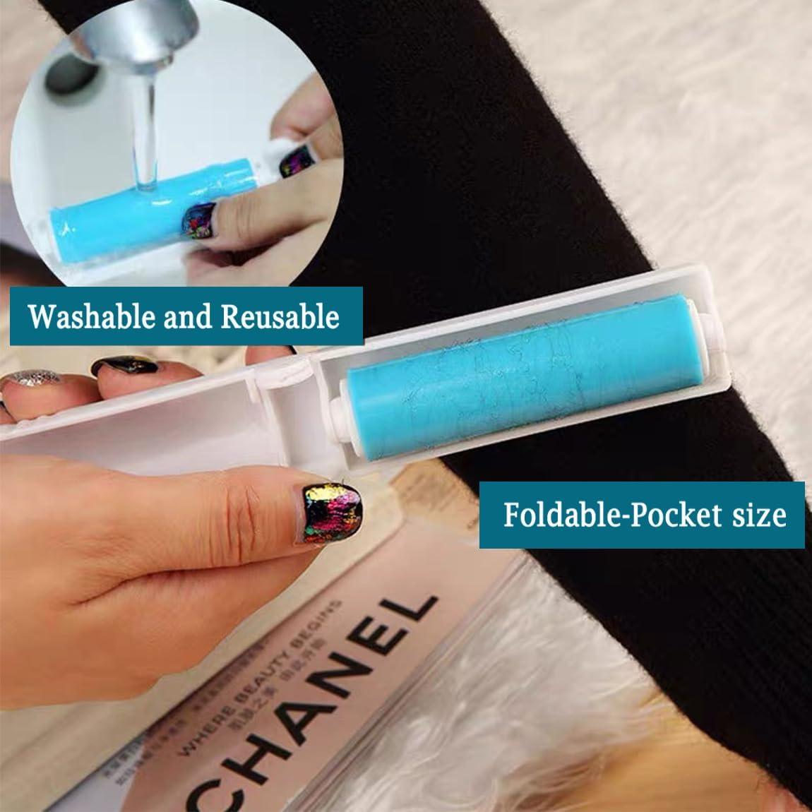 Rodillo de Pelusa Reutilizable NUOBUT 20.32 cm con Mangos Extensibles