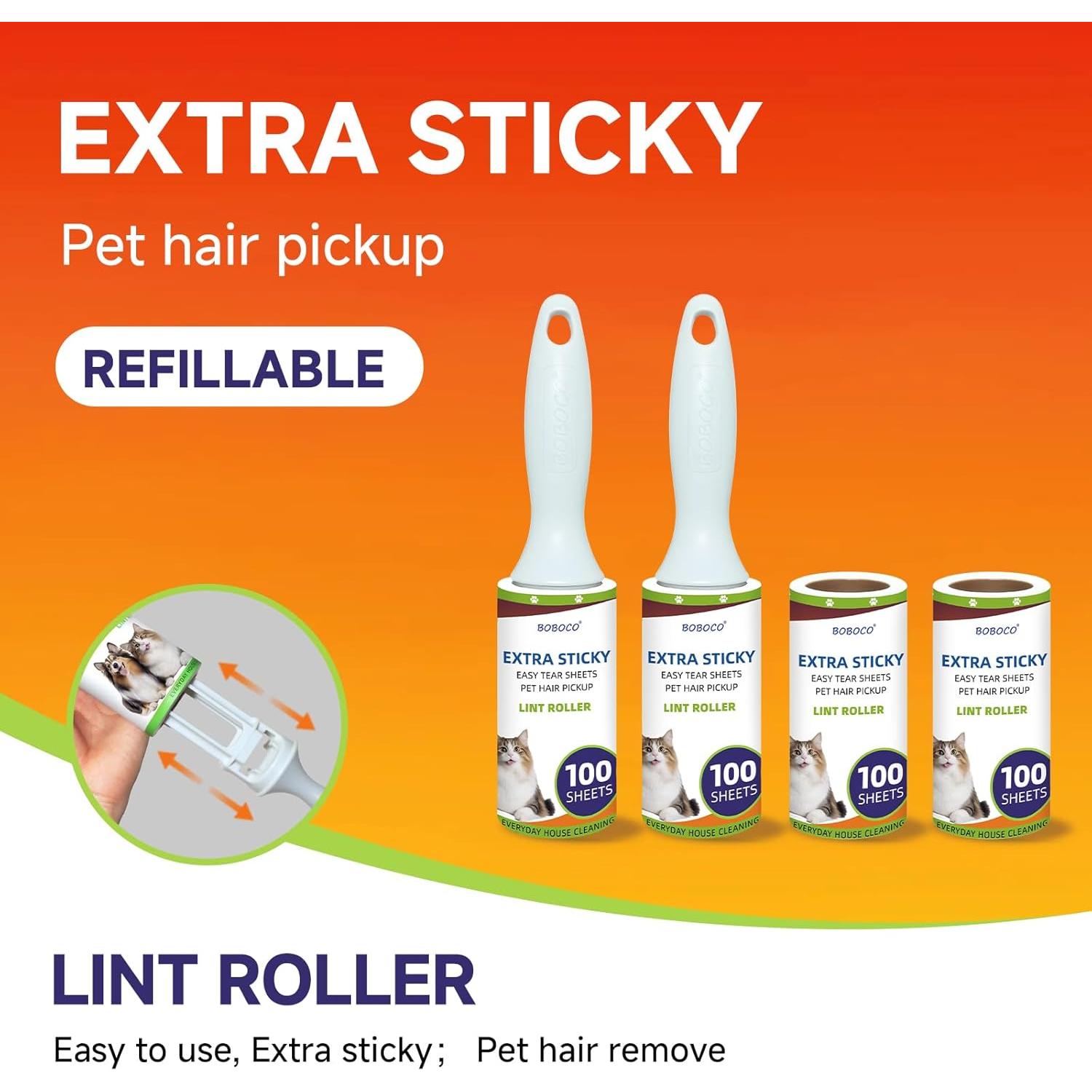 Rodillo Removedor de Pelaje para Mascotas Shijiazhuang 400 Hojas