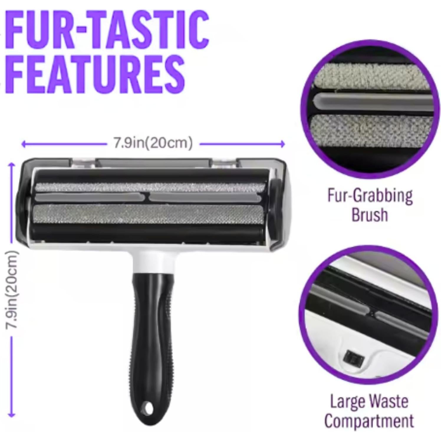 Rodillo Quitapelos Reutilizable LA Paws and Claws 181g