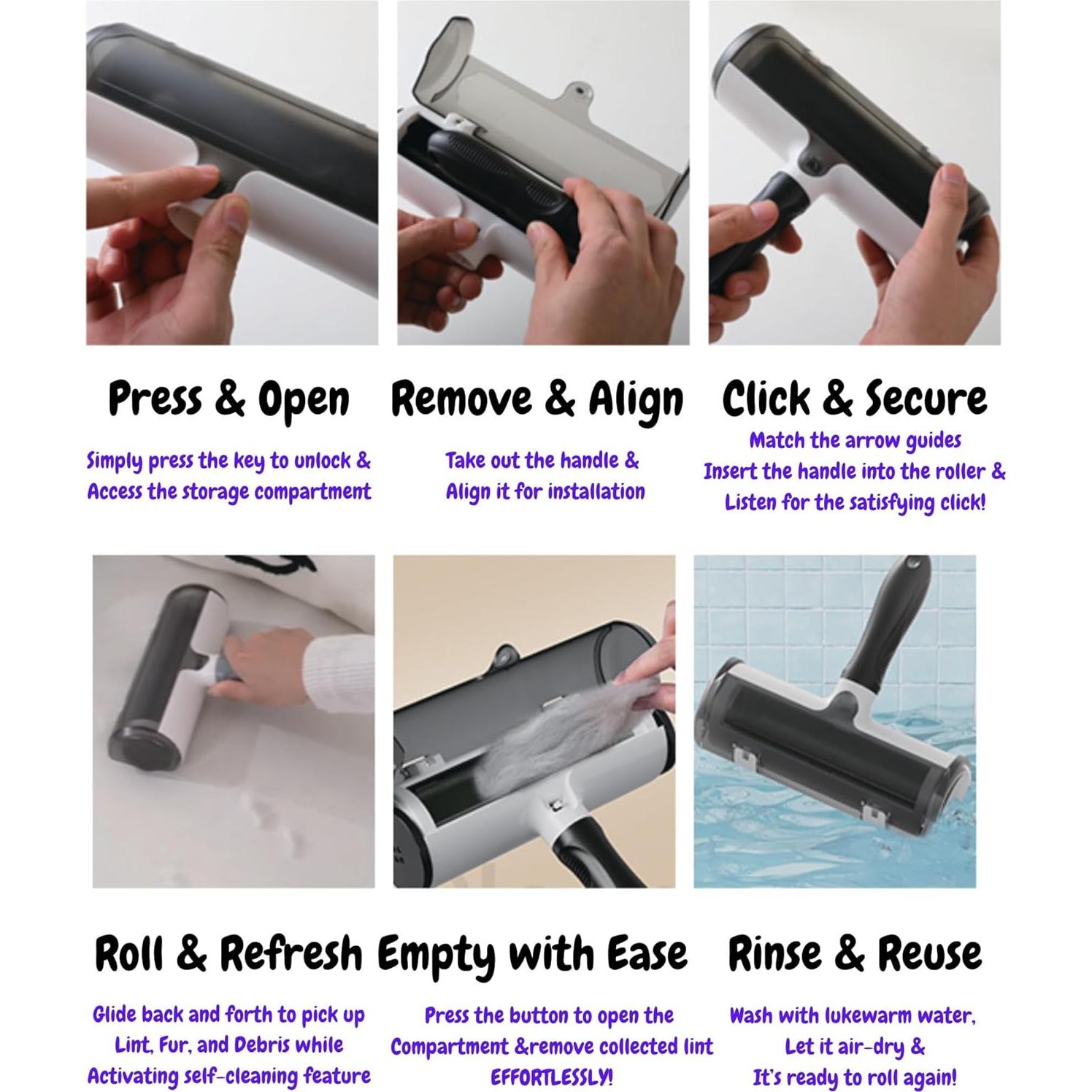 Rodillo Quitapelos Reutilizable LA Paws and Claws 181g