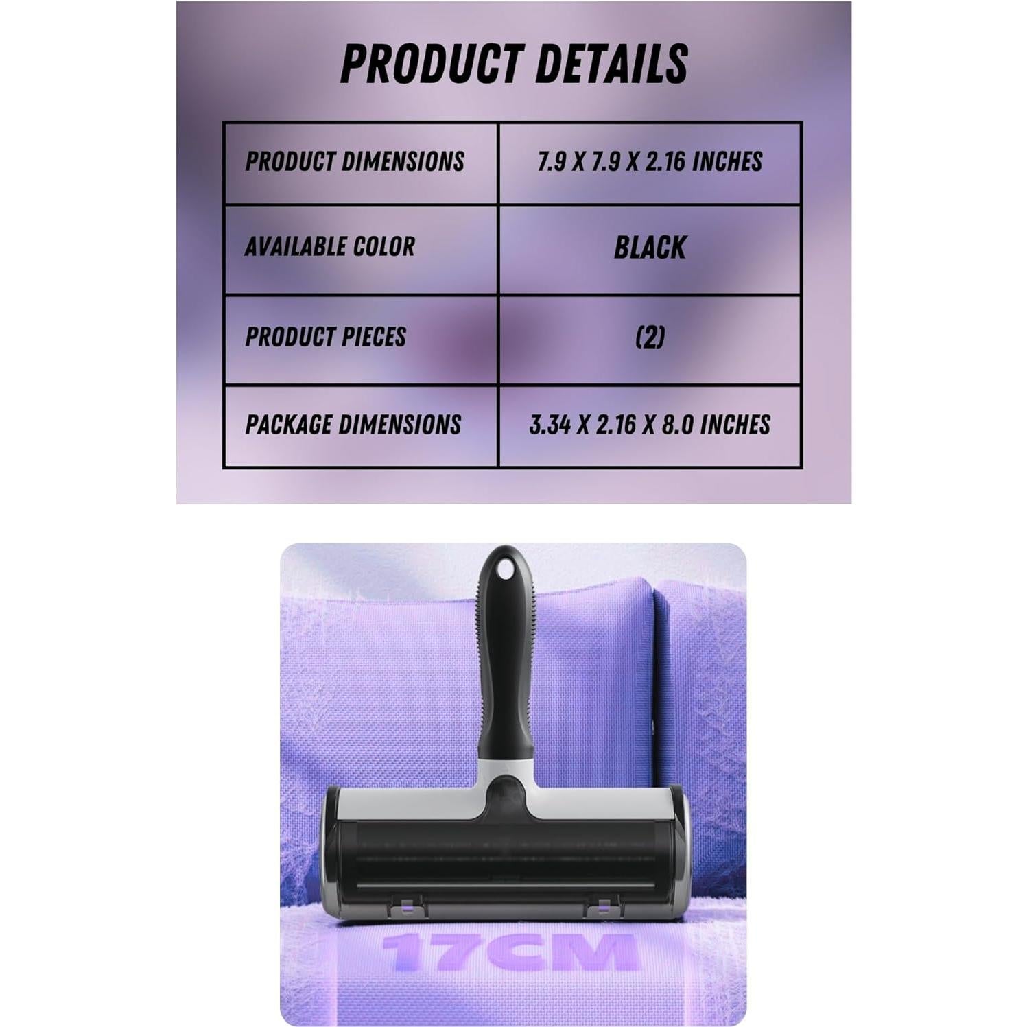 Rodillo Quitapelos Reutilizable LA Paws and Claws 181g