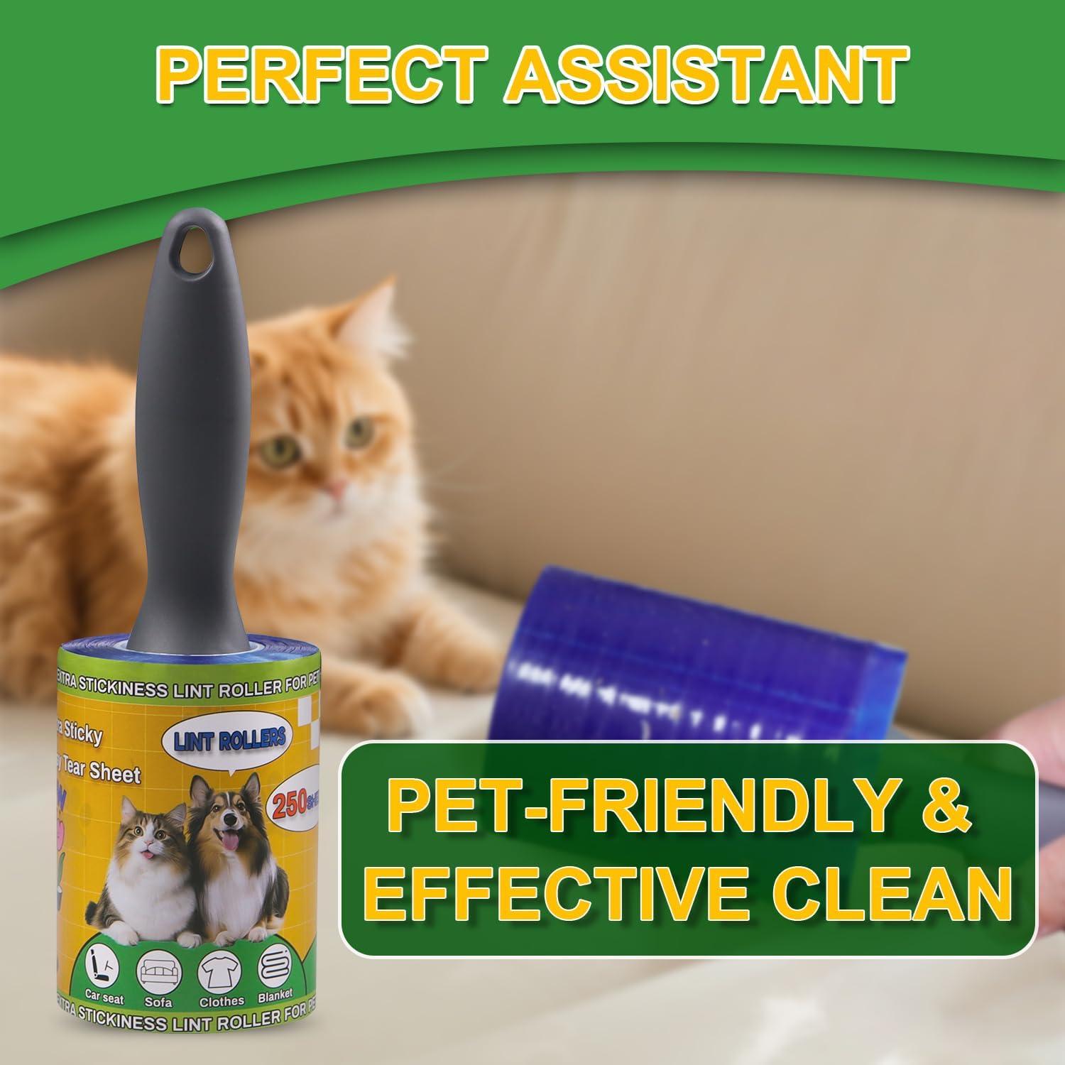 Rodillos Removedores de Pelos de Mascota Sunroda 500 Hojas