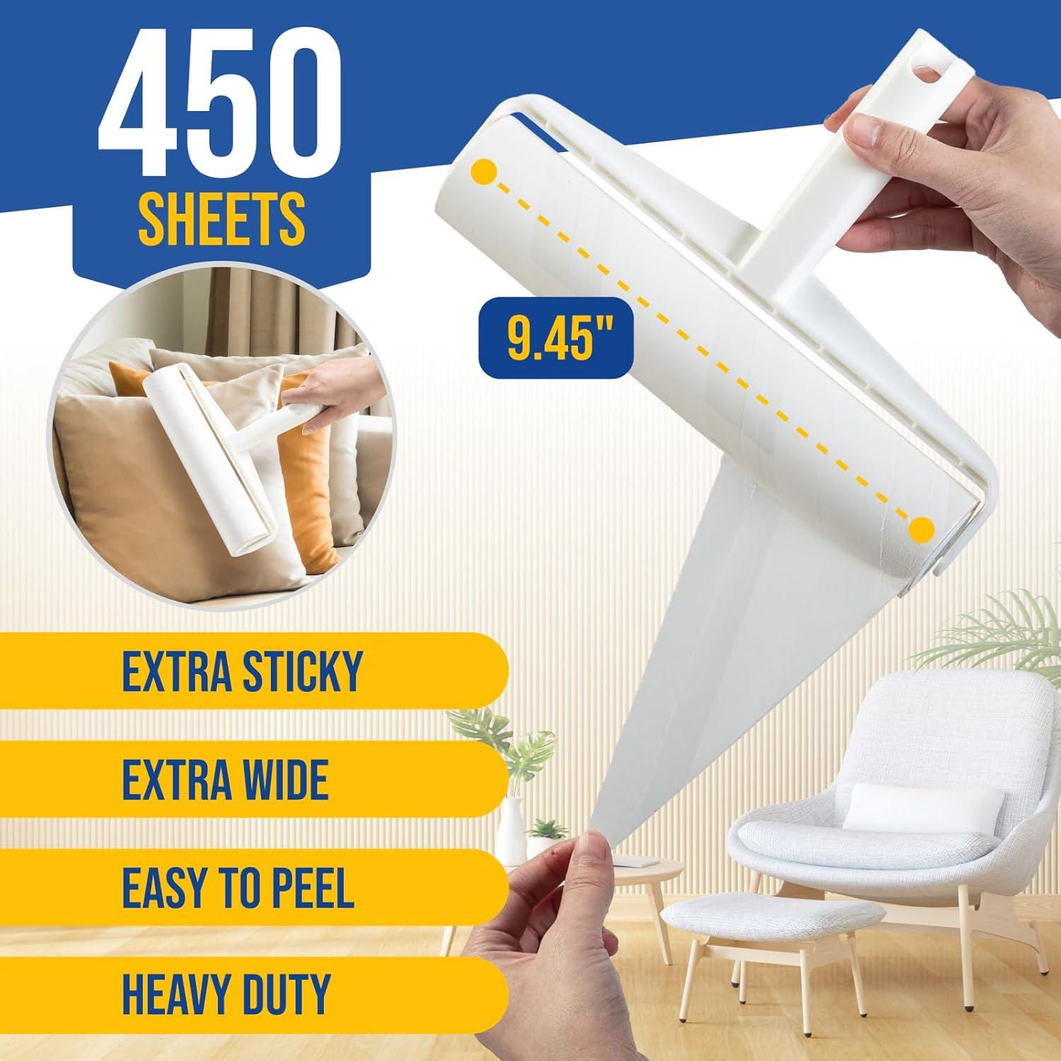 Recargas Rodillo Quitapelusas Fox Trot 450 Hojas 24 cm