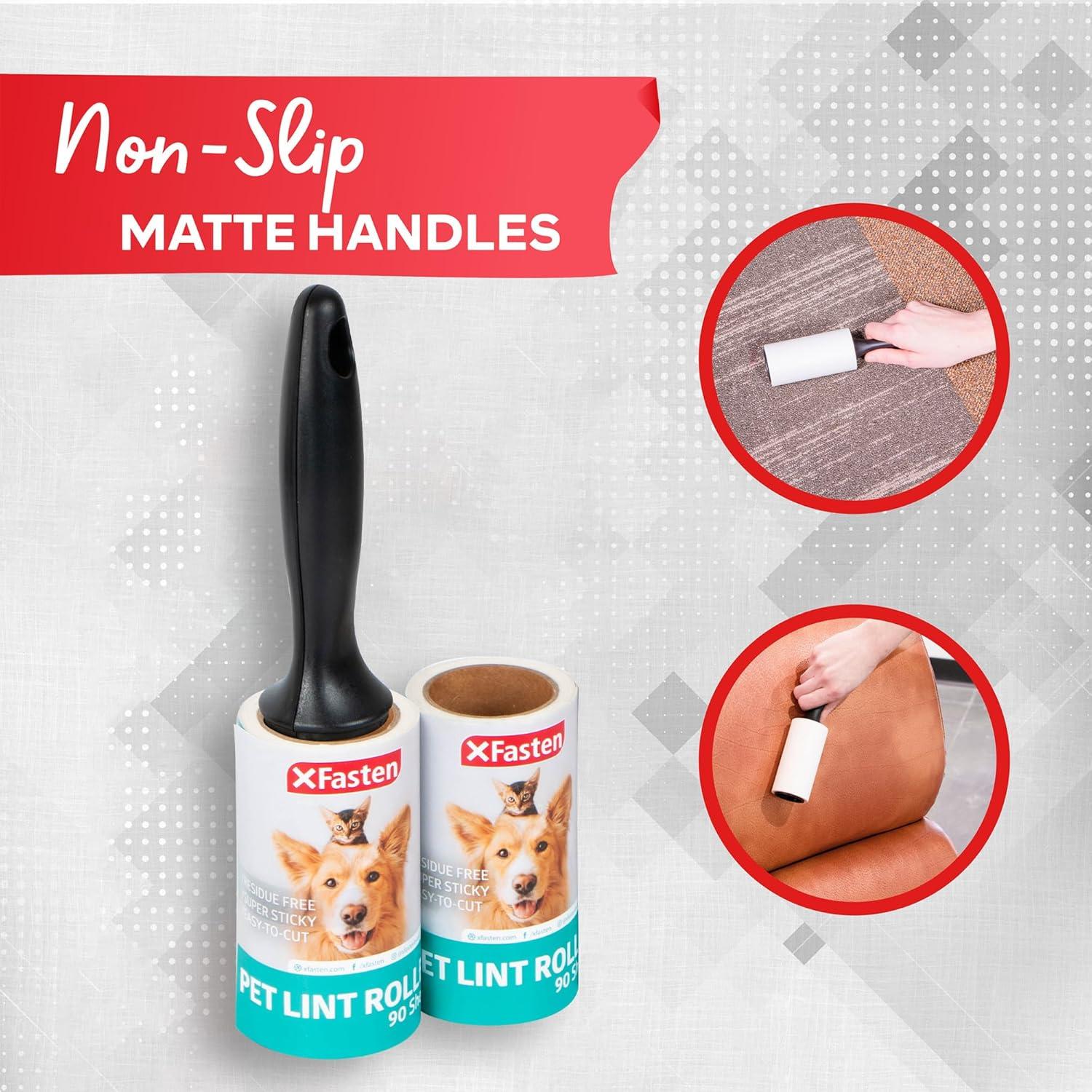 Rodillo Adhesivo para Pelo de Mascotas XFasten 180 Hojas