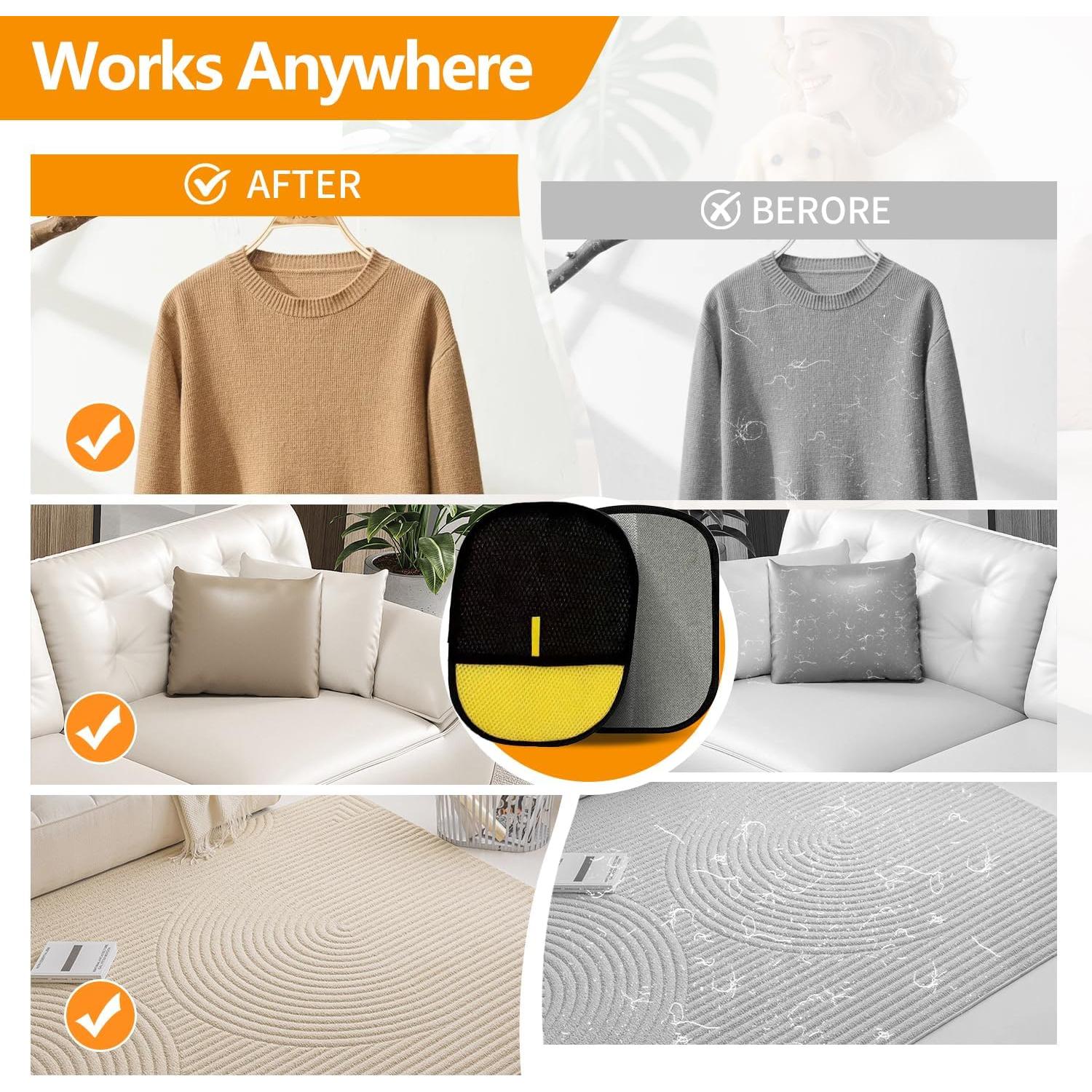 Guante Removedor de Pelo Electroestático Genérico para Mascotas