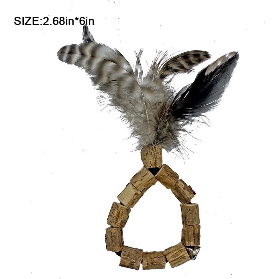 Juego de Juguetes para Gatos 3 Piezas Palos Silvervine Natural