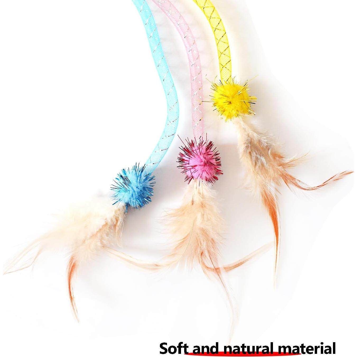 Varitas Interactivas para Gatos IUHKBH - 3 Colores, 38 cm