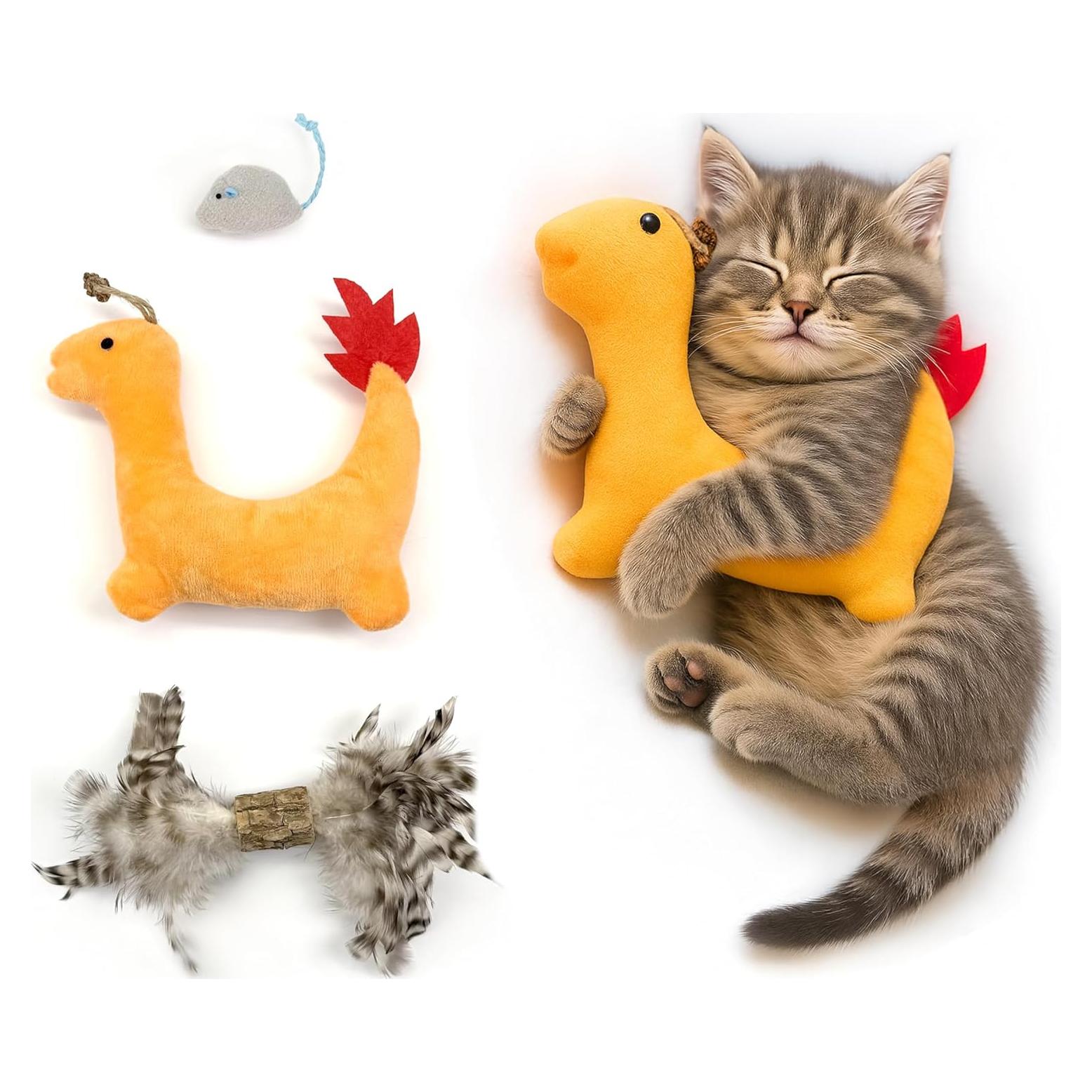 Paquete de 3 Juguetes Interactivos para Gatos ZAYLUMO