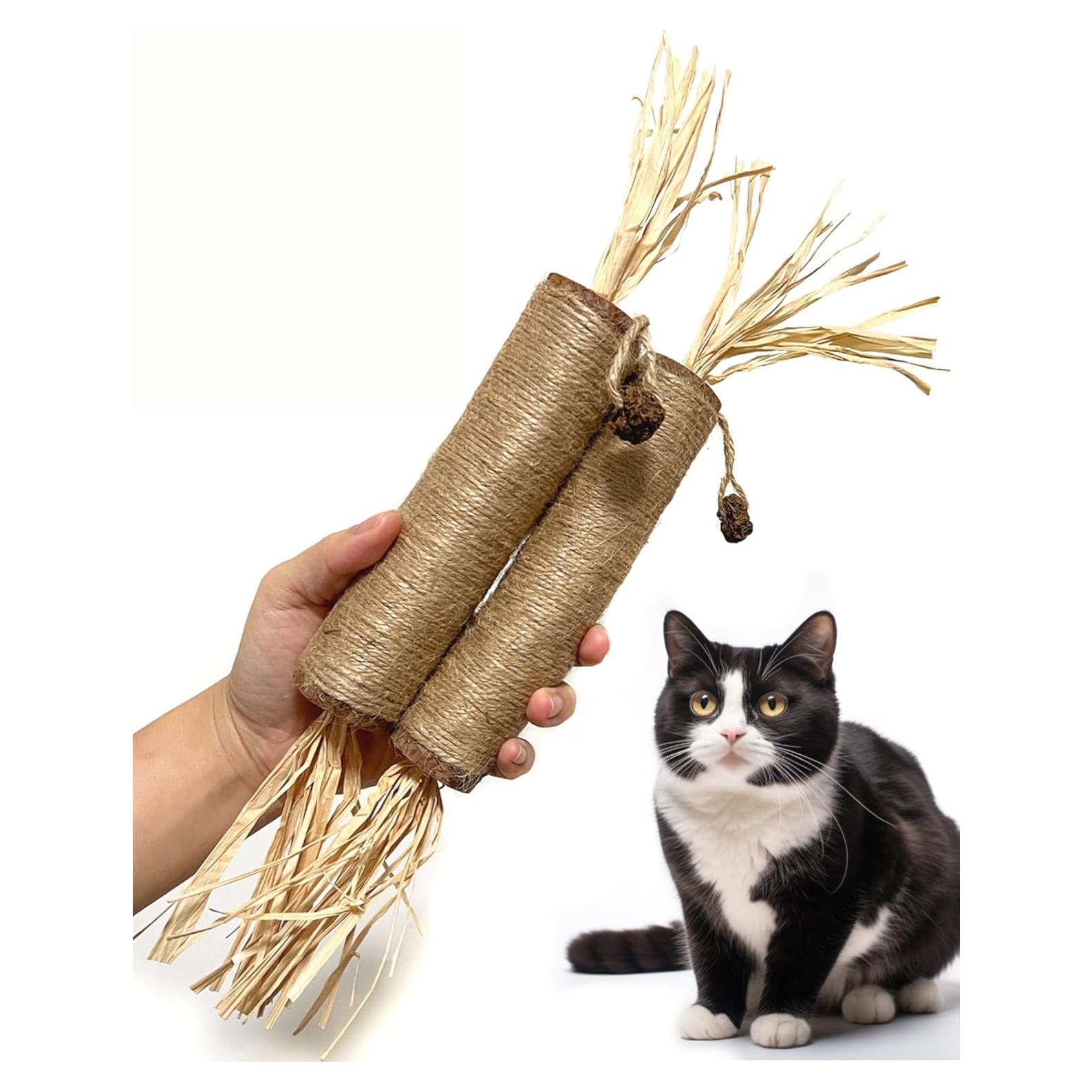 Palos de Silvervine Fokauiwo 38cm - Juguetes Dentales para Gatos