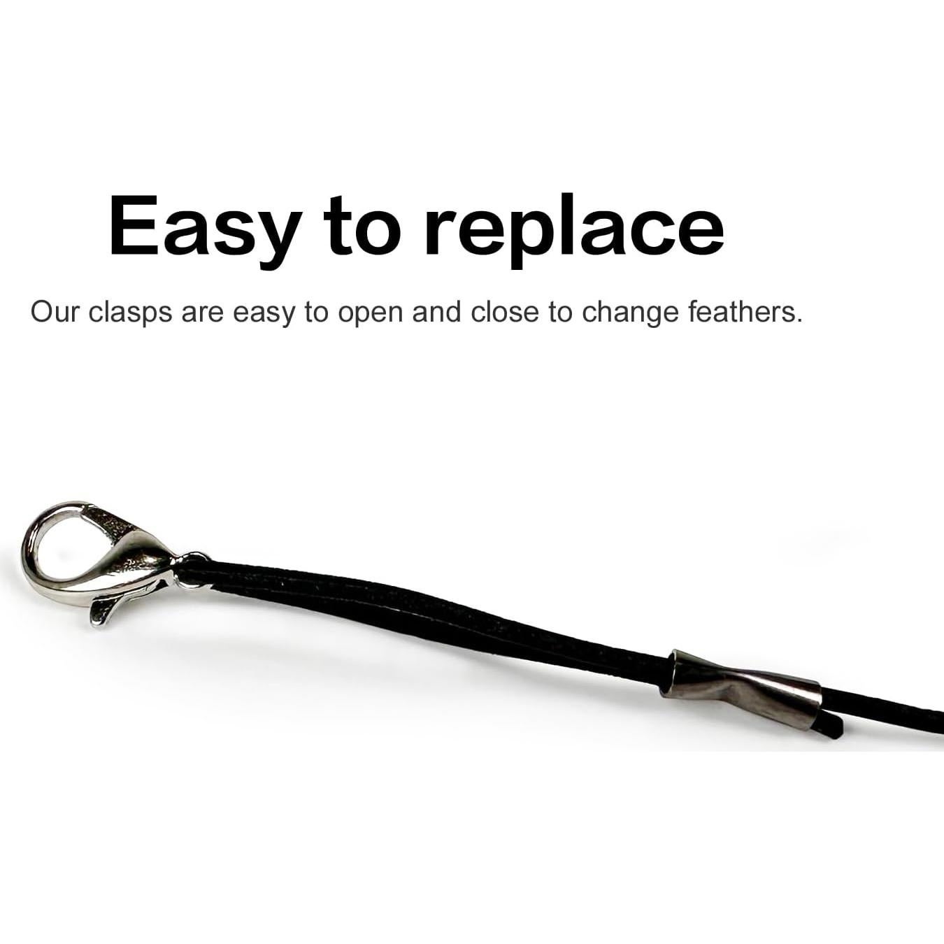 Juguete Interactivo para Gatos TTcat Varita con Plumas 94.8 cm