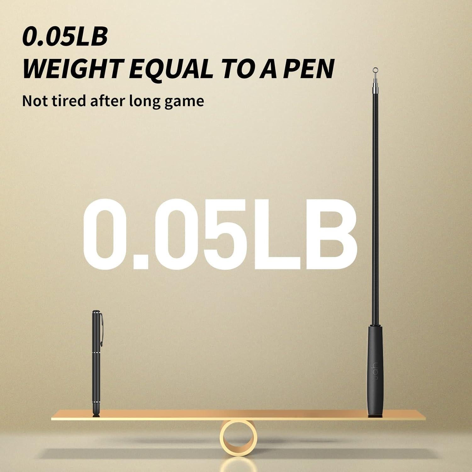 Varita Interactiva para Gatos uahpet con Plumas Naturales 152 cm