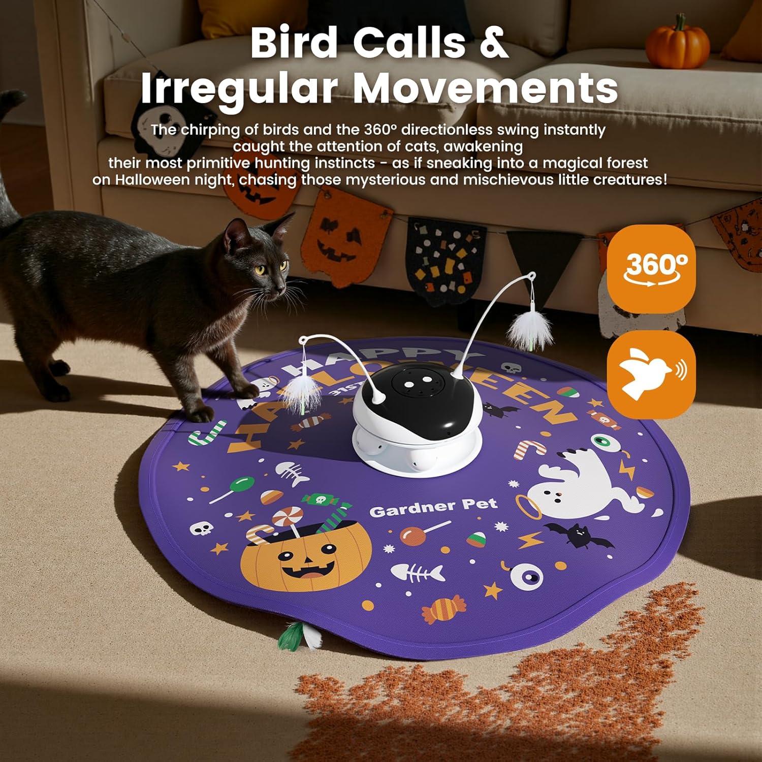 Juguete interactivo para gatos Gardner Pet 5 en 1 Halloween
