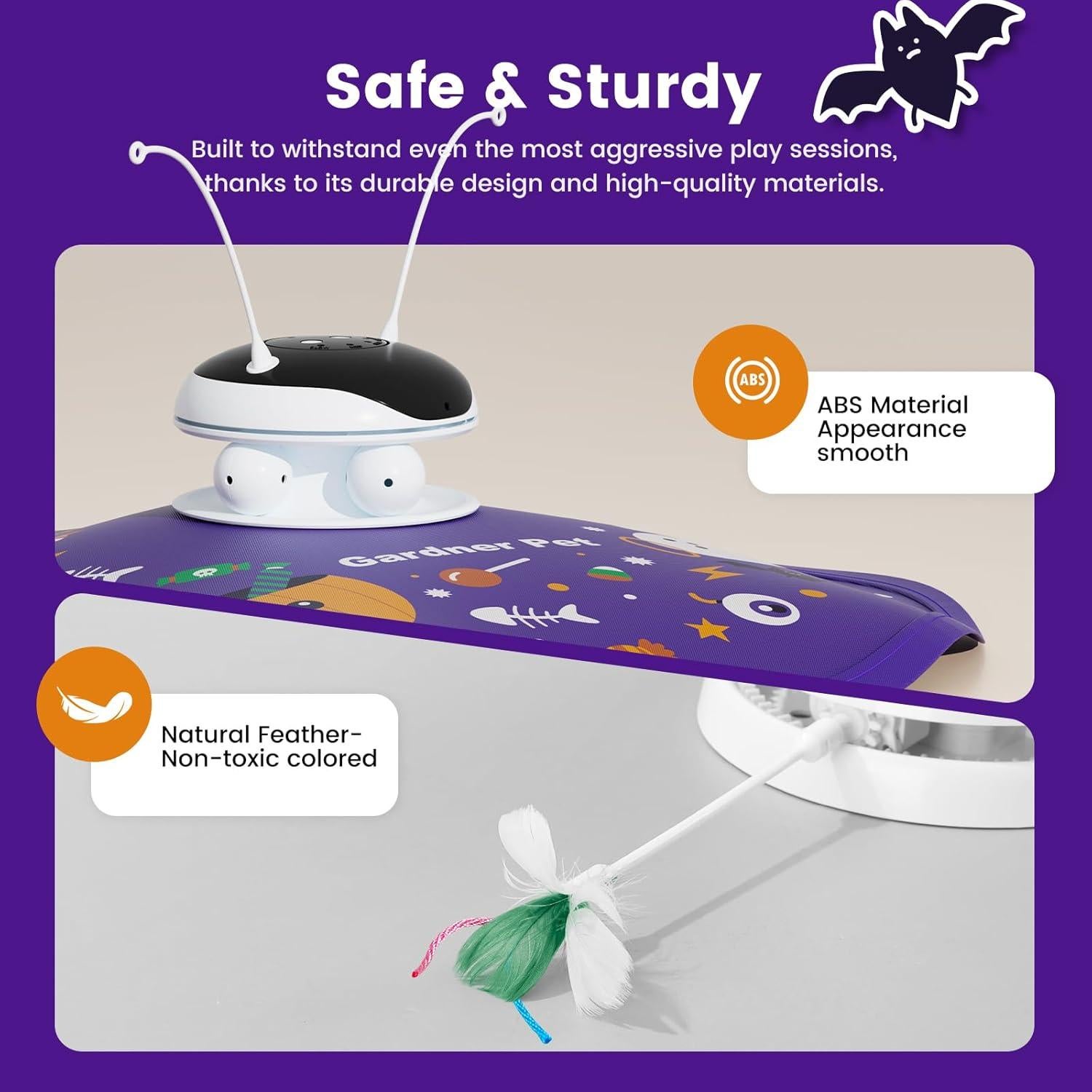 Juguete interactivo para gatos Gardner Pet 5 en 1 Halloween