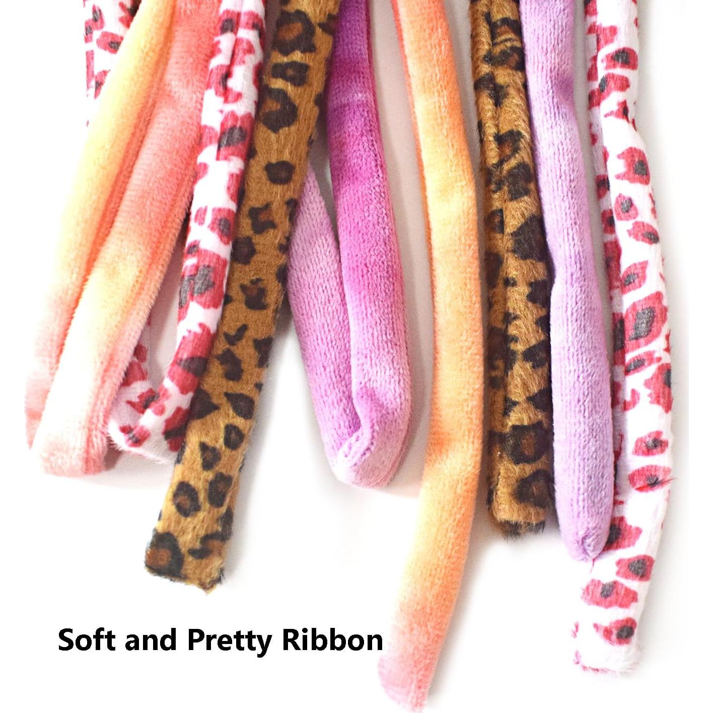 Juguetes Interactivos para Gatos IUHKBH - 4 Varitas de Felpa