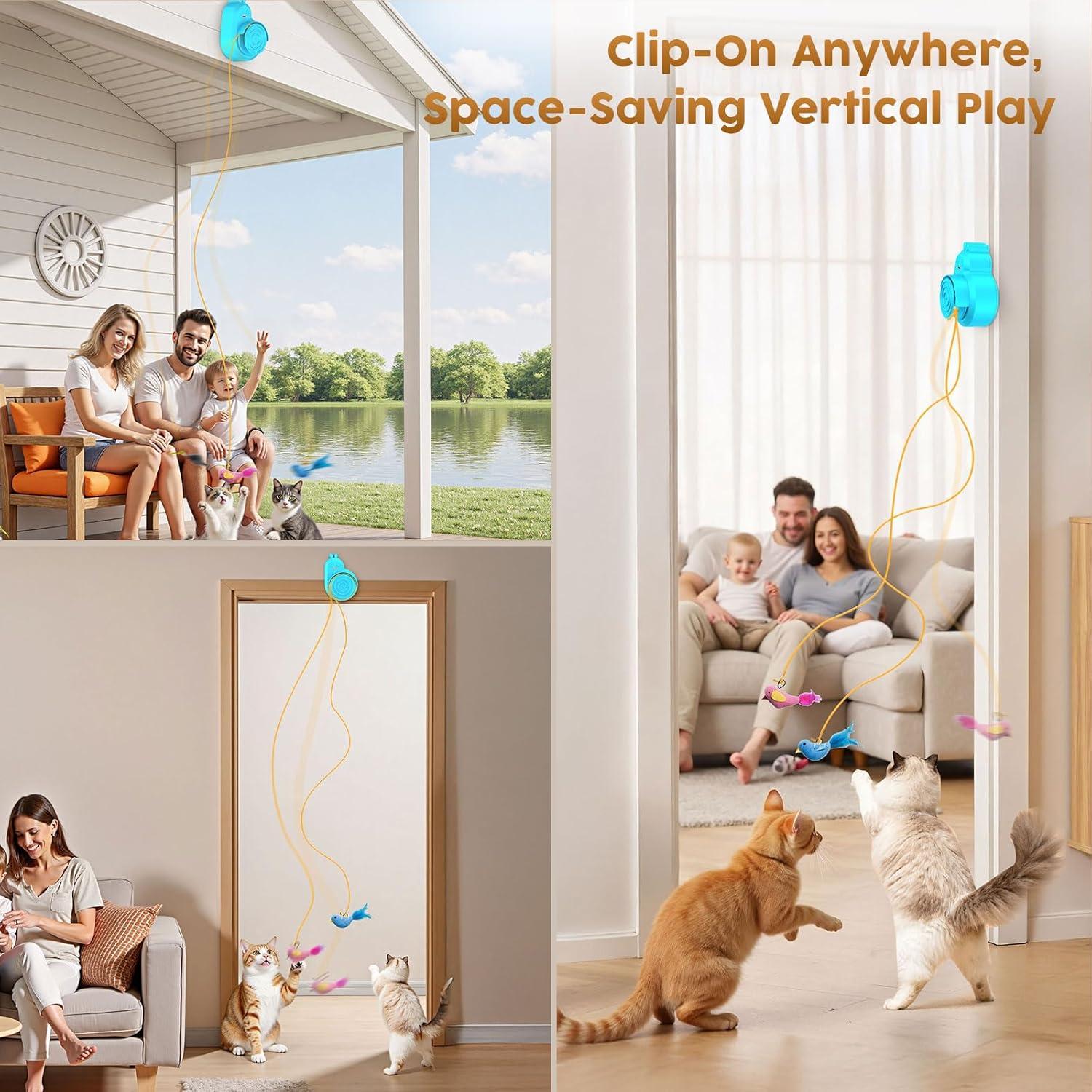 Juguete Interactivo para Gatos Catpick - Automático USB-C, Ajustable