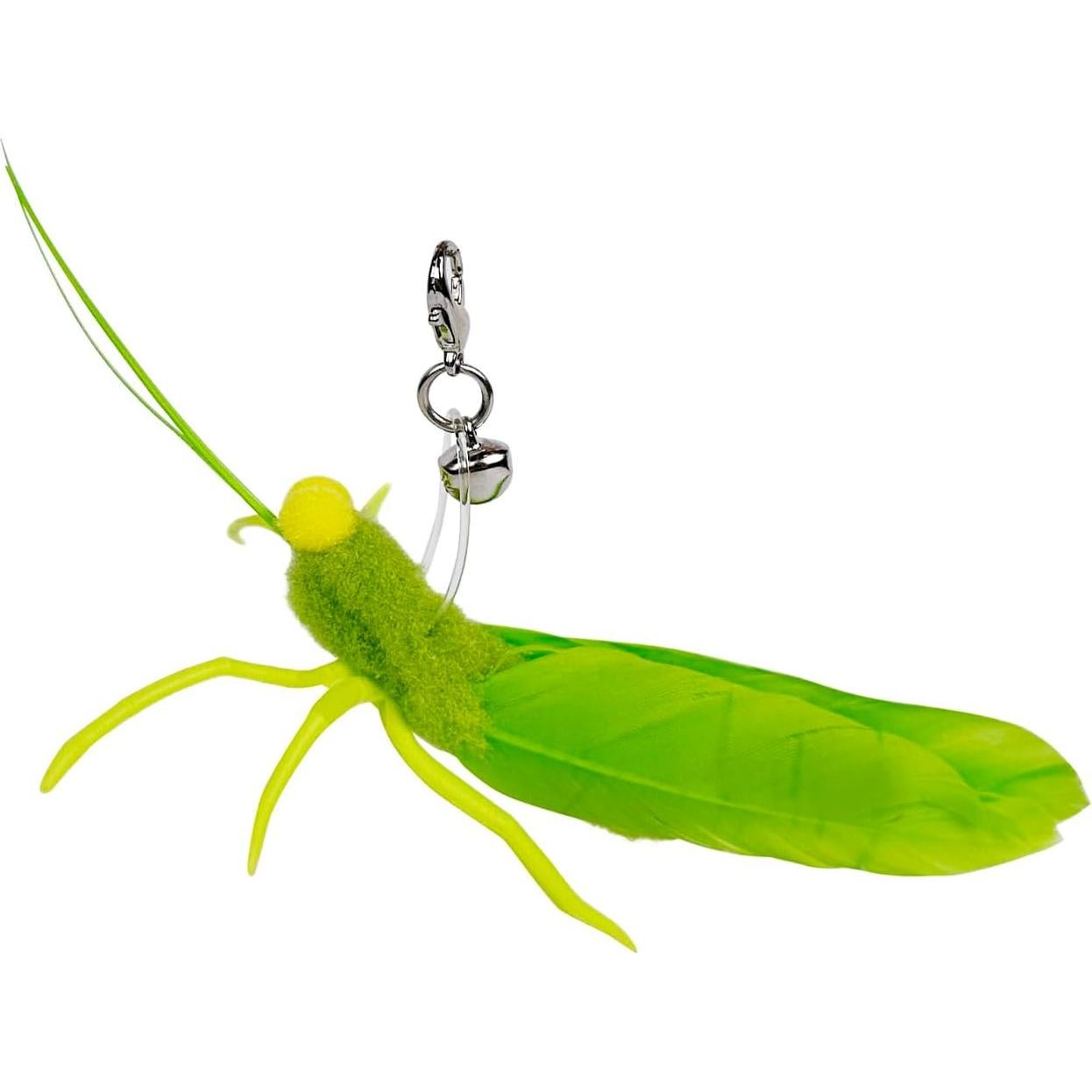 Repuestos de Plumas para Varita de Gato TTCAT 3 Pcs Saltamontes