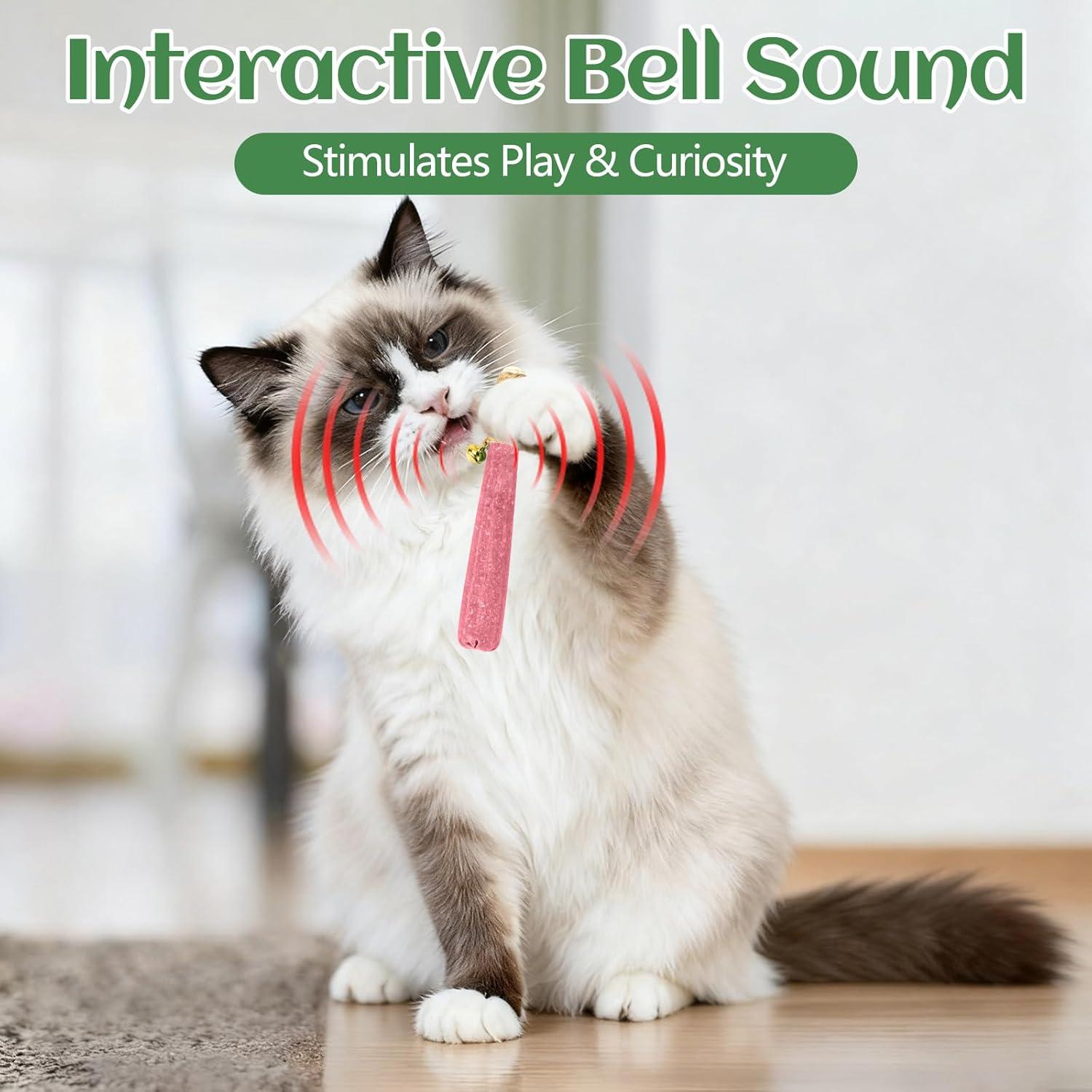 Paquete de 4 Juguetes para Gatos CealumVita con Hierba Gatera