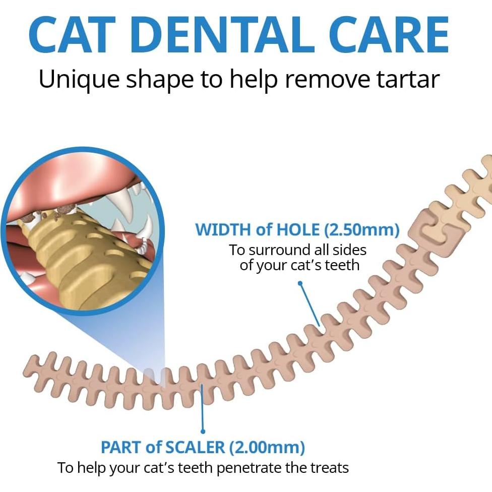 Golosinas Dentales para Gatos CATZZLE Sabor Pollo 35.4g