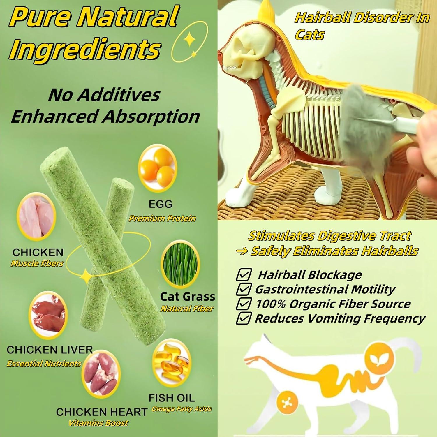 Galletas Liofilizadas para Gatos GREMBEB 90g - Control de Bolas de Pelo