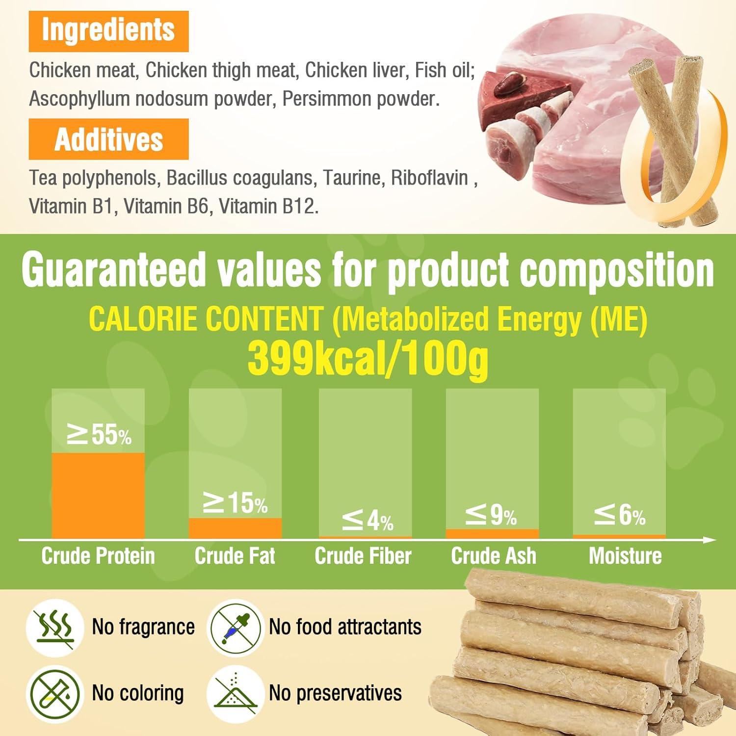 Palitos Masticables para Gato Puxulyiz 50g - Higiene Oral y Aliento Fresco