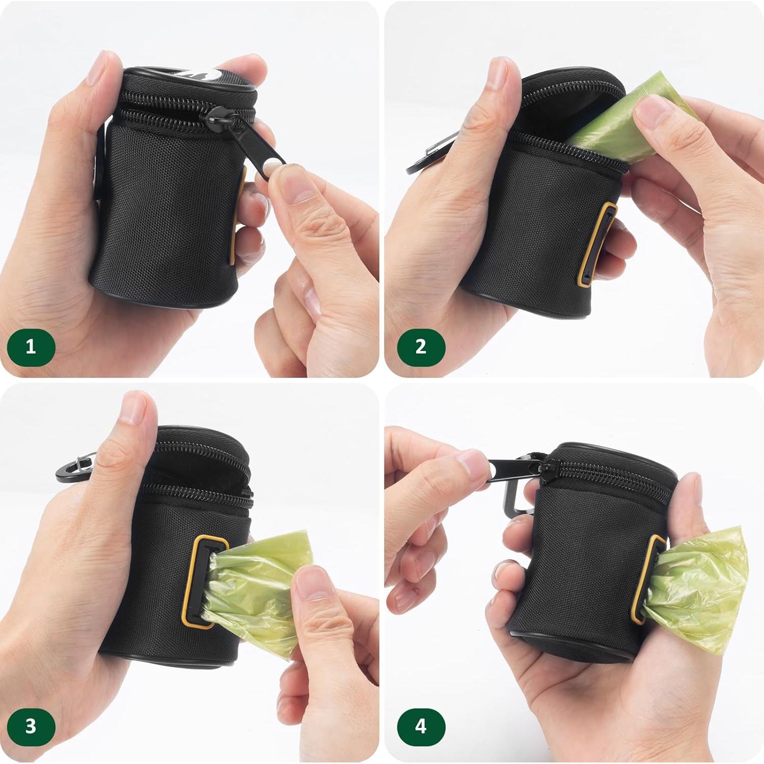 Dispensador de bolsas de excremento para perro SpruceDirect PS-01 - Nylon Oxford