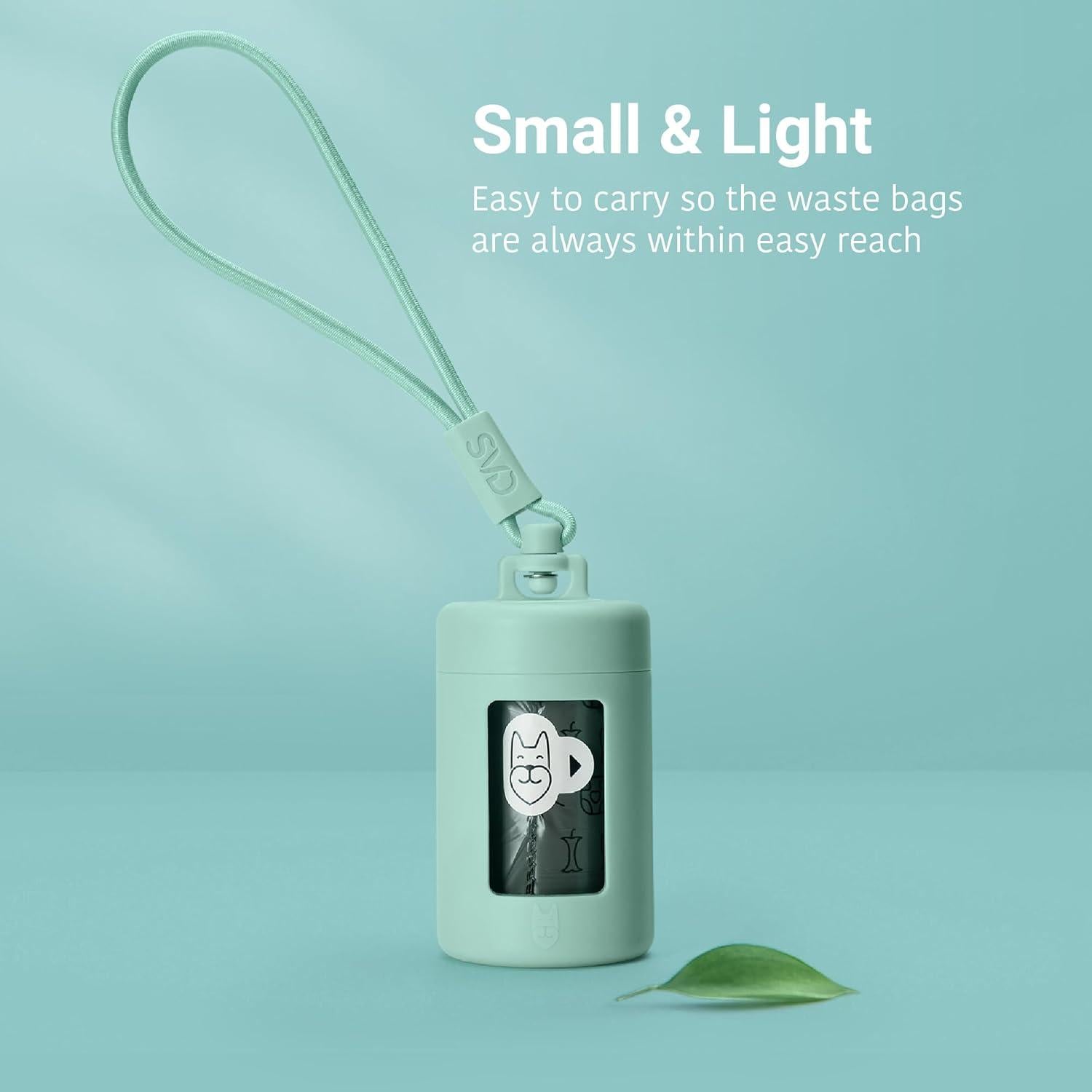 Dispensador de bolsas para excrementos de perros WuDao Verde